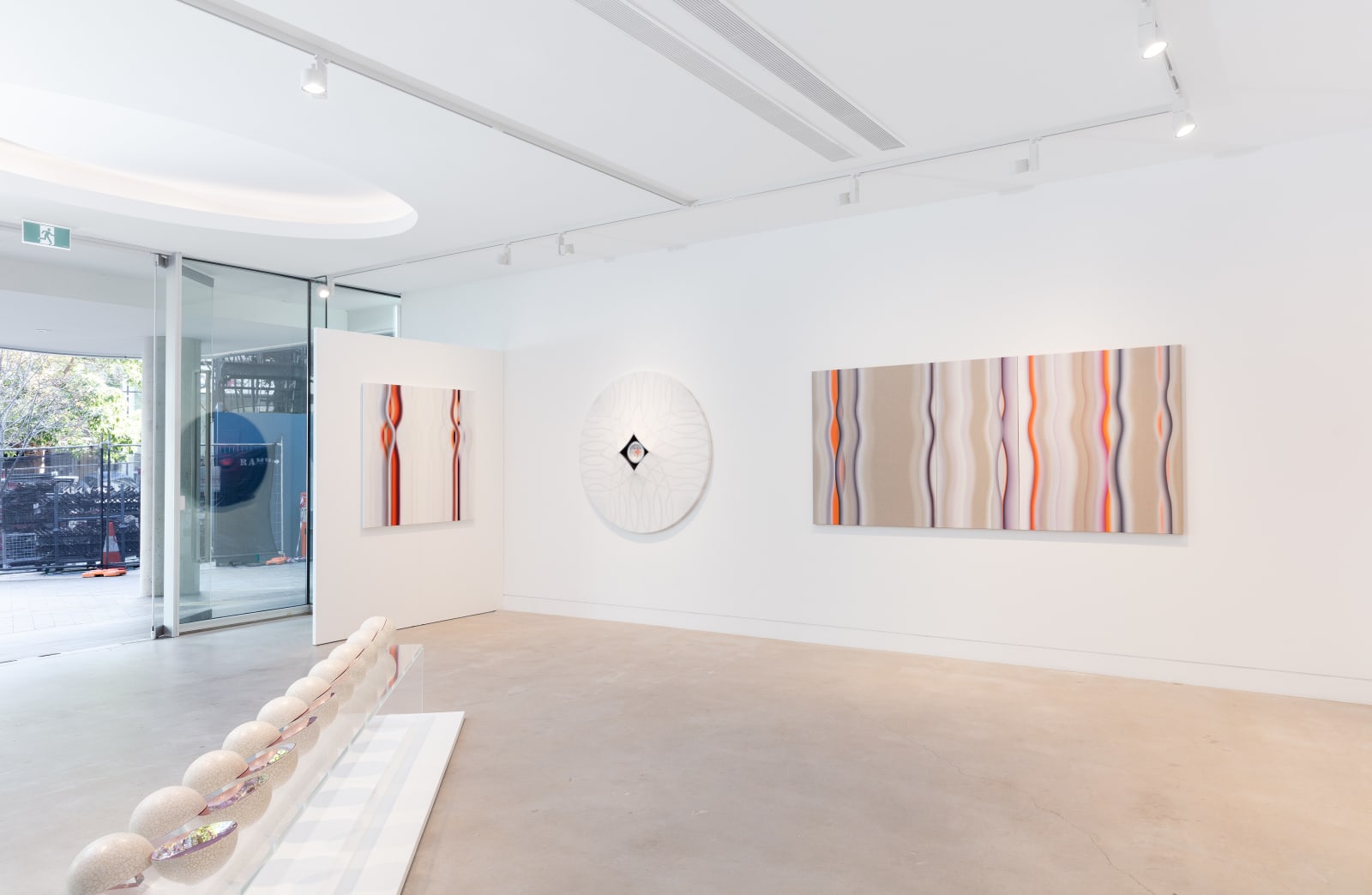 Marion Borgelt, Strobe Series: Entwine Triptych, 2024