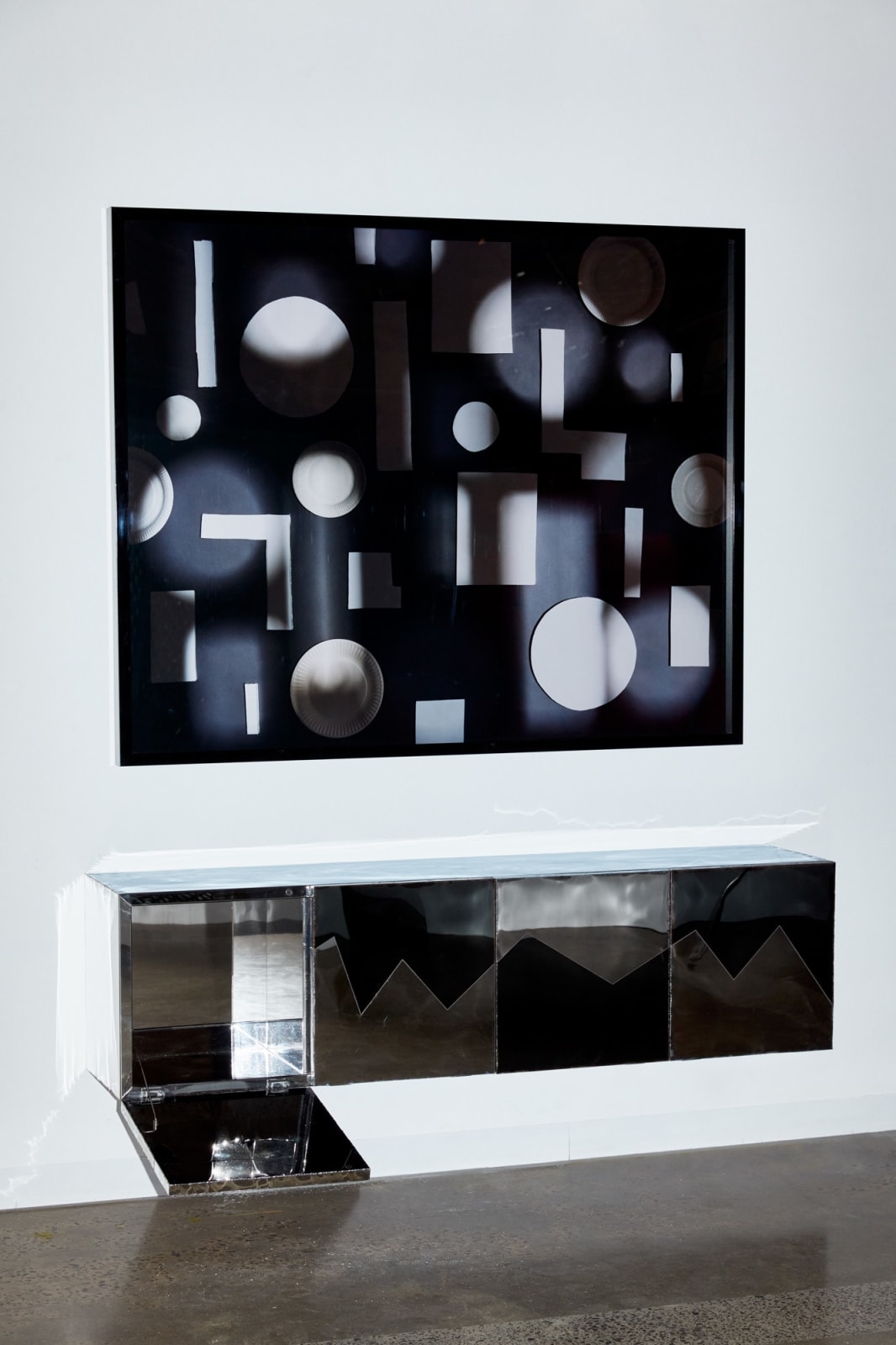 Jacky Redgate, Light Throw (Mirrors) #8a, 2011-2019