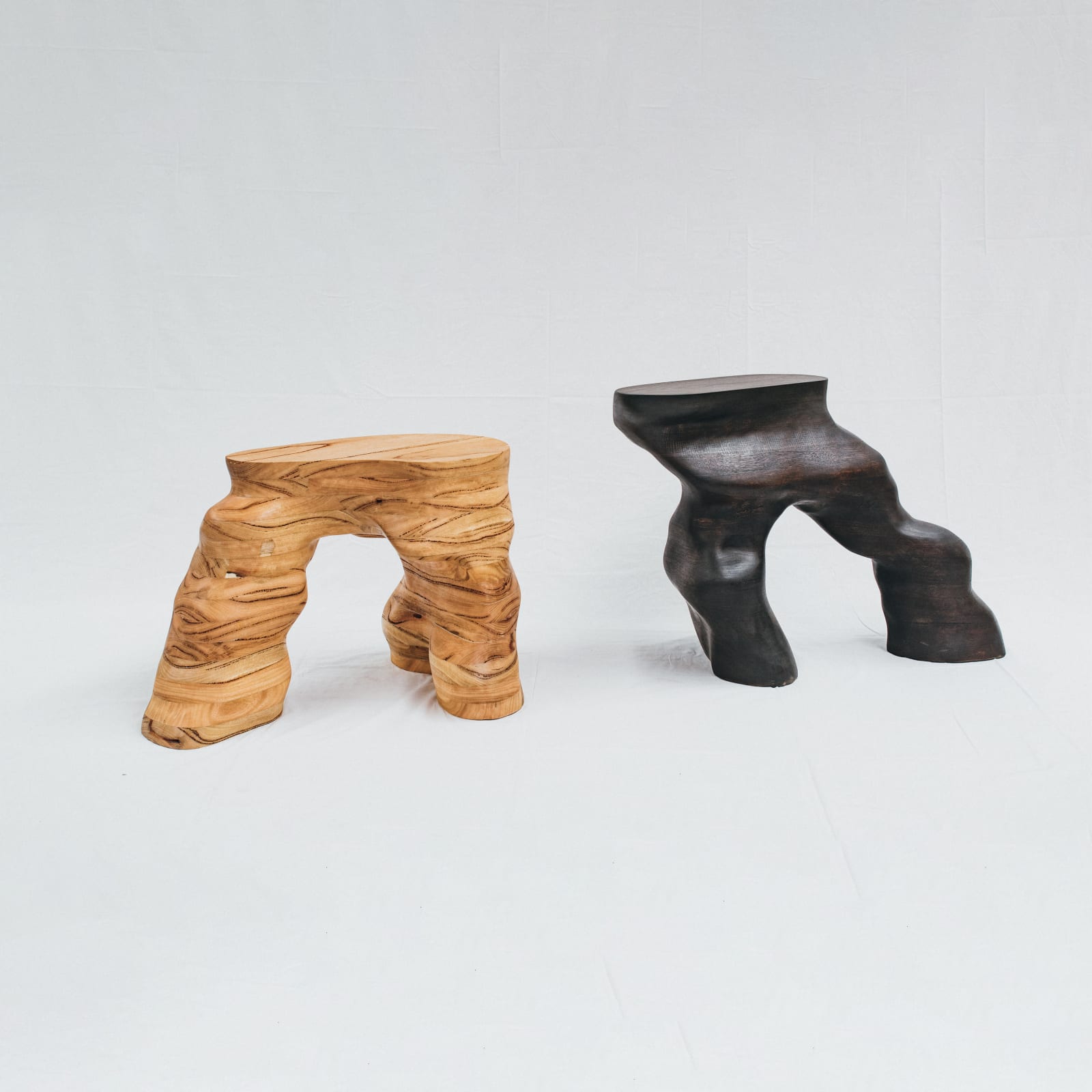 Olive Gill-Hille, GRIND, side tables, 2021