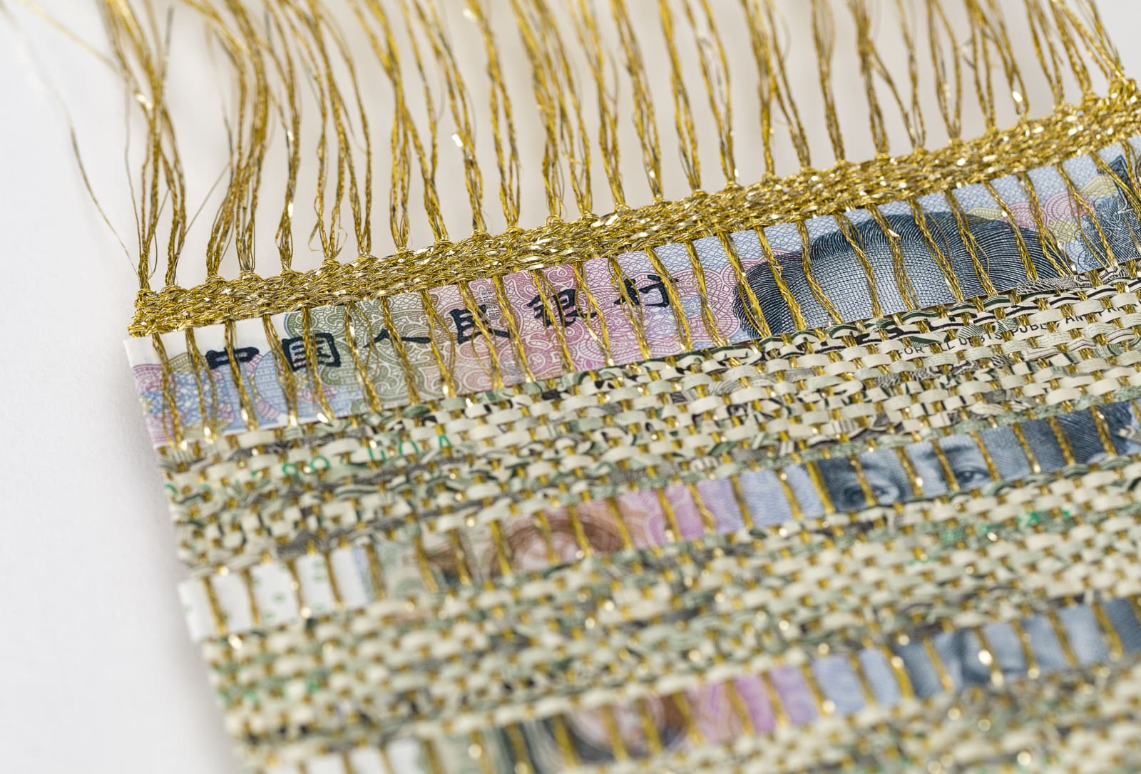 Abdullah M. I. Syed, Fabricating Economies (USA/China - Recto), 2020