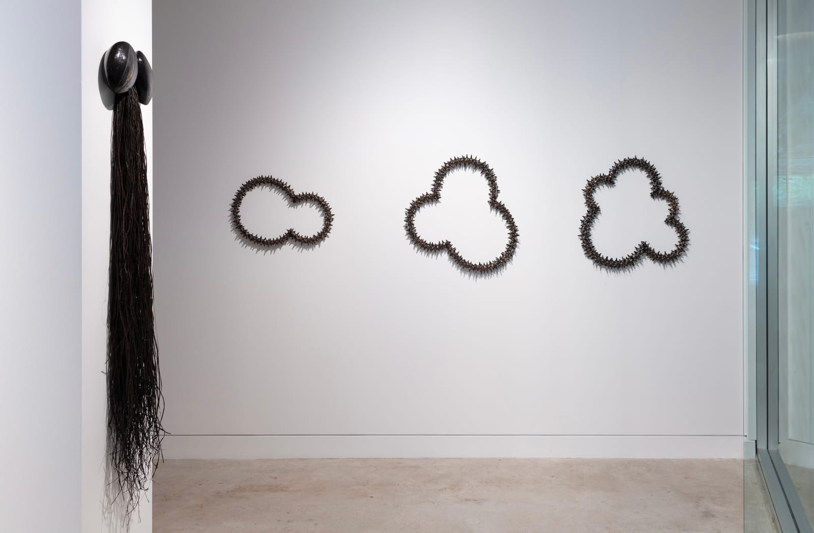 Angela Valamanesh, Morticia’s Garden Construct, Triptych No. 3,4,5 (No. 3), 2024