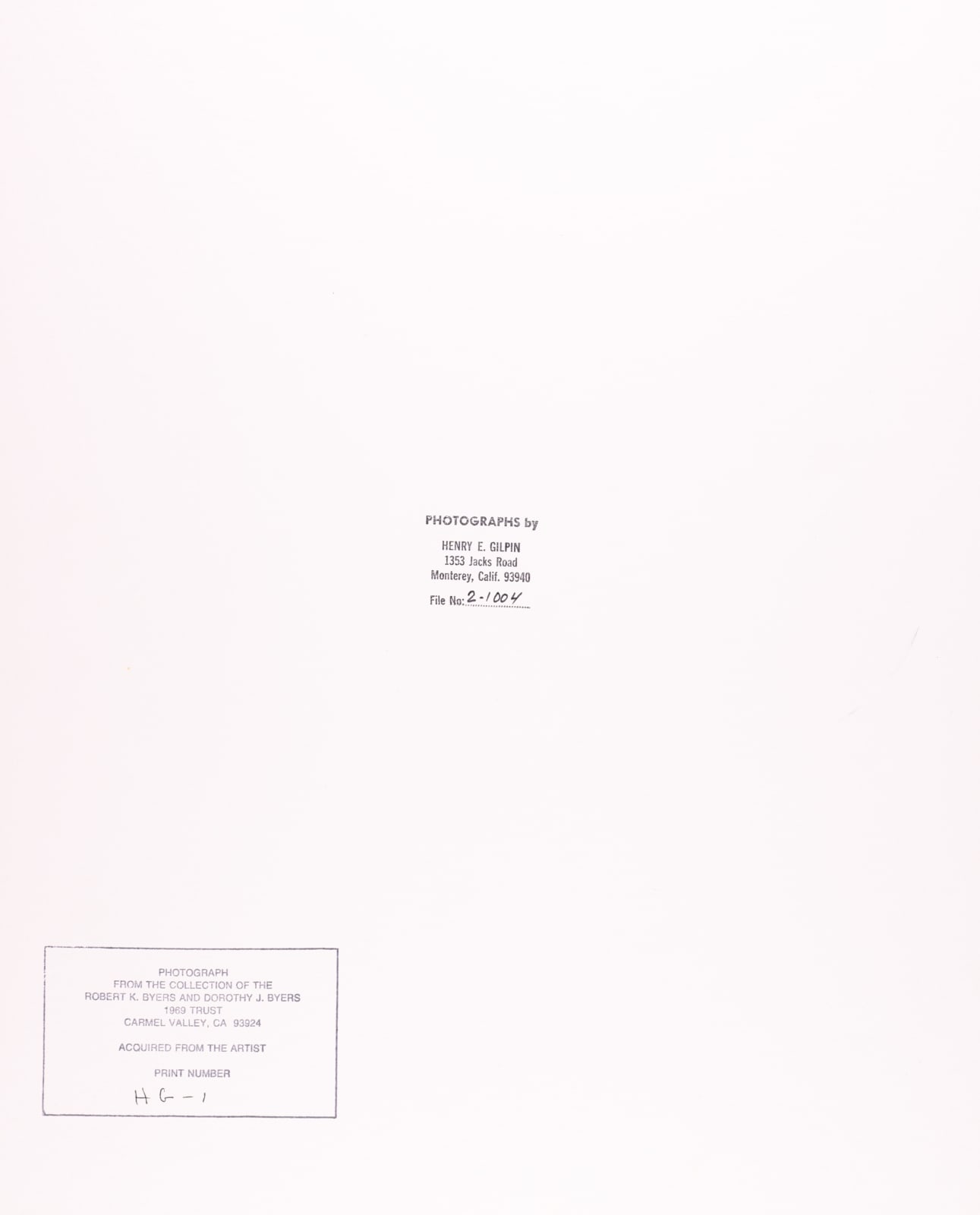 Henry Gilpin, House and Barn, CA, 1977