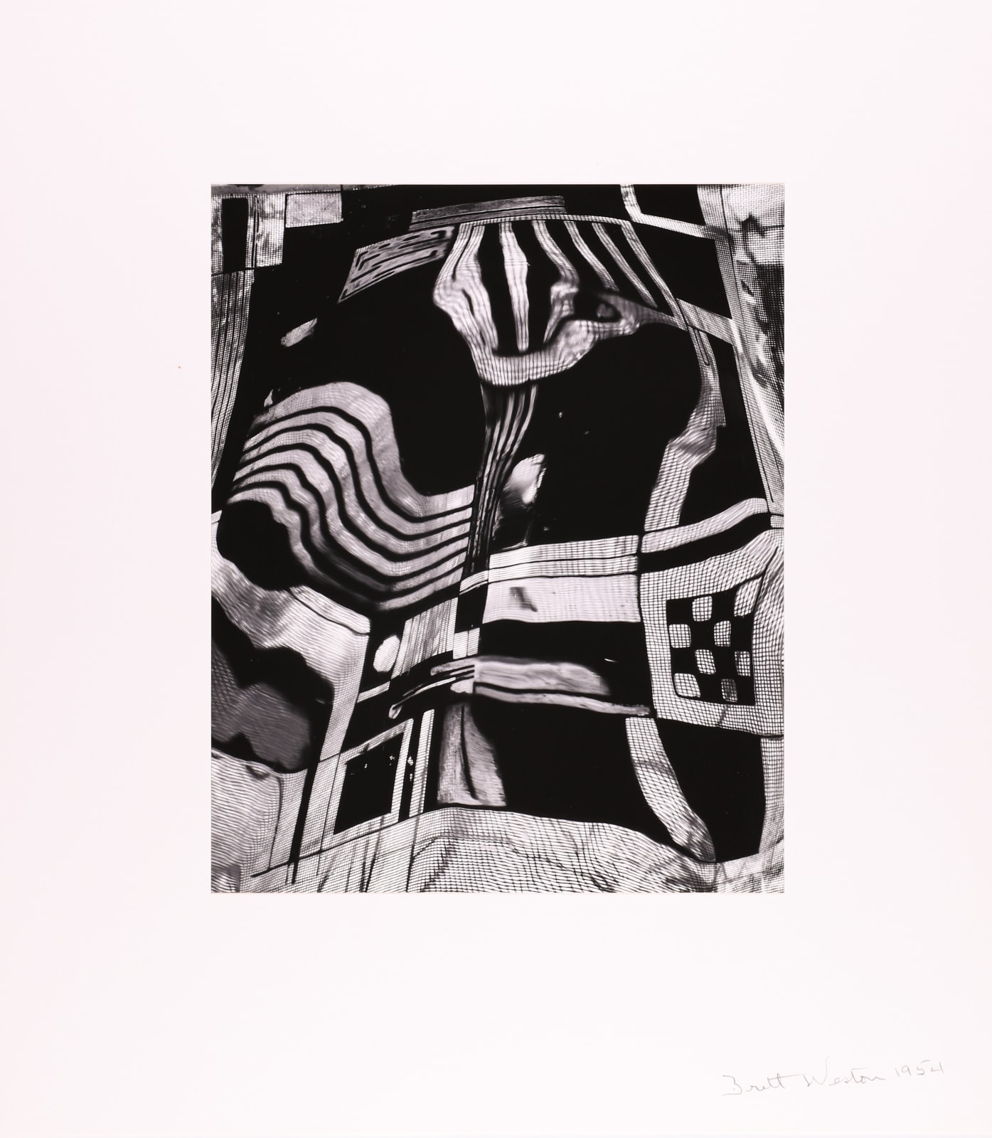 Brett Weston, Reflections Through Window, 1954