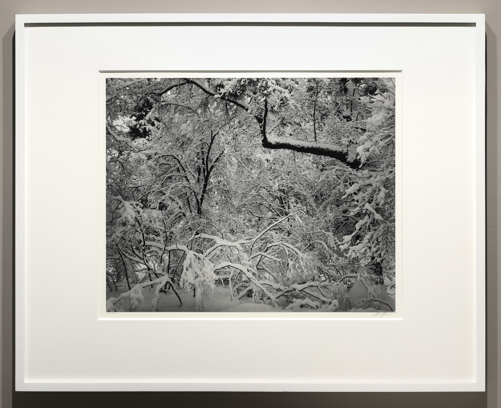 Ansel Adams, Fresh Snow, Yosemite Valley, 1947