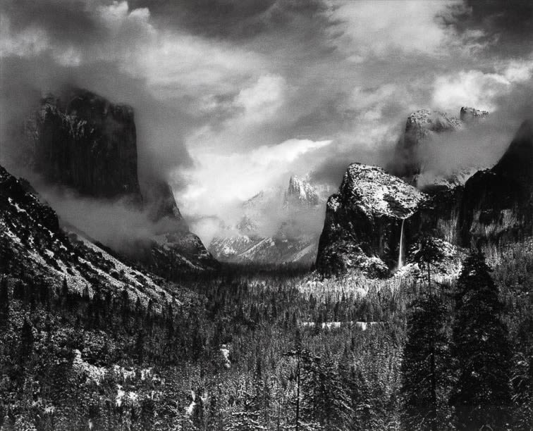 Ansel Adams, Clearing Winter Storm, Yosemite, 1938