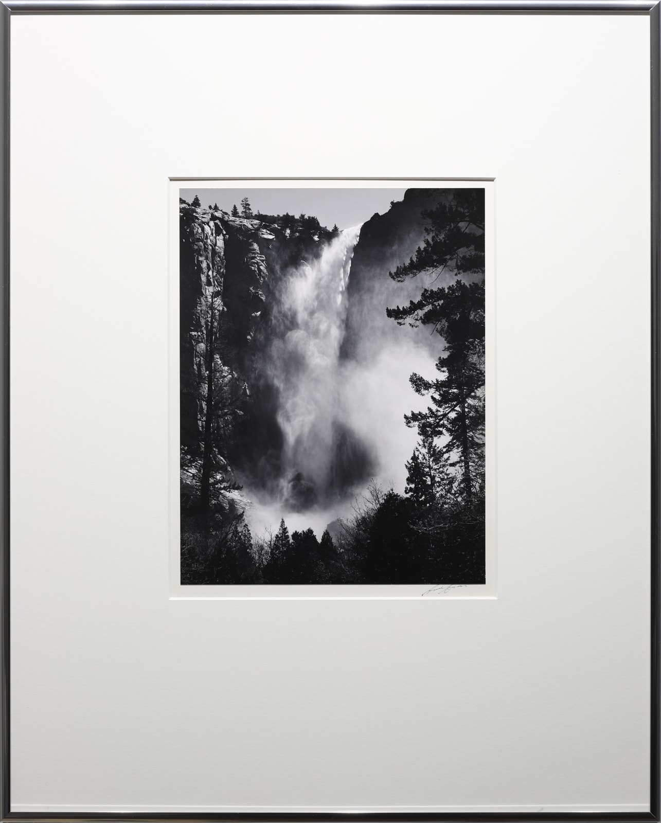 Ansel Adams, Bridalveil Fall, Yosemite, c. 1927
