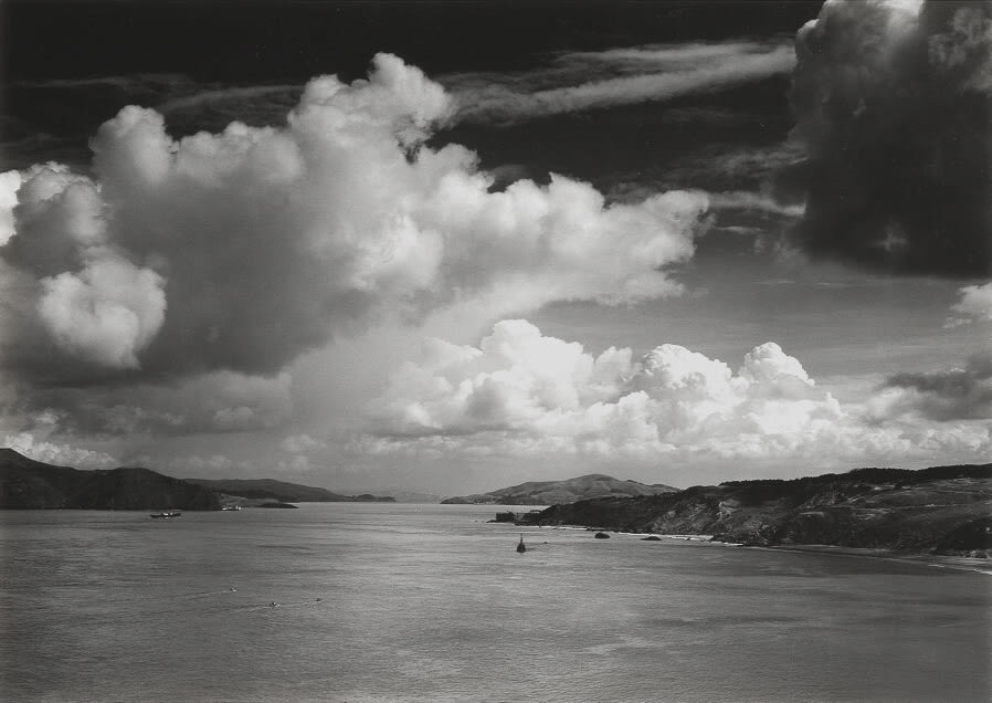 Ansel Adams, Golden Gate Before the Bridge, 1932