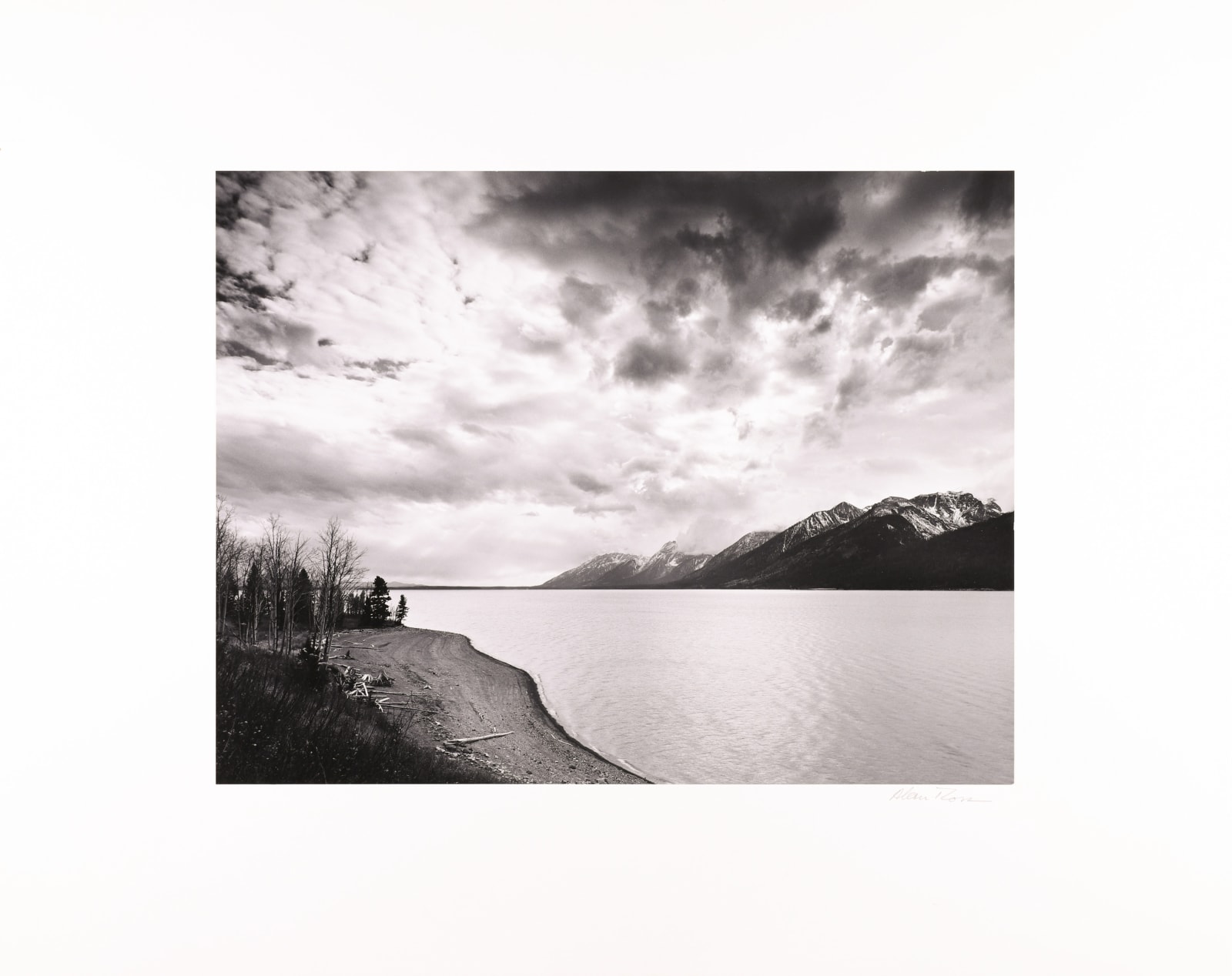 Alan Ross, Jackson Lake, Clouds, Grand Teton National Park, 1975