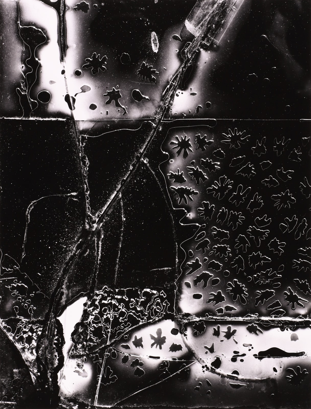 Brett Weston, Old Car Window, Garrapata, 1955