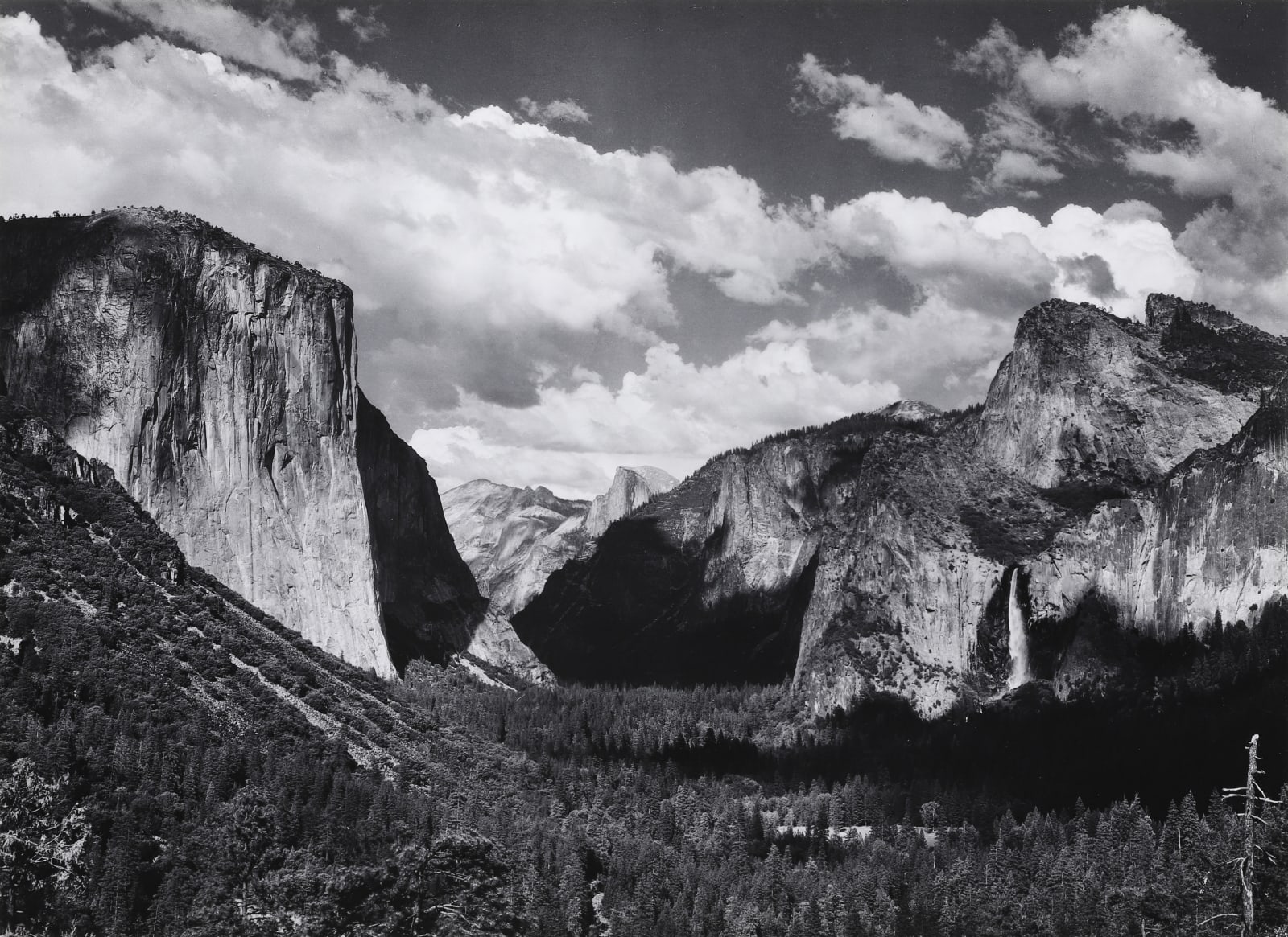Ansel Adams, Yosemite Valley from Inspiration Point, c. 1936