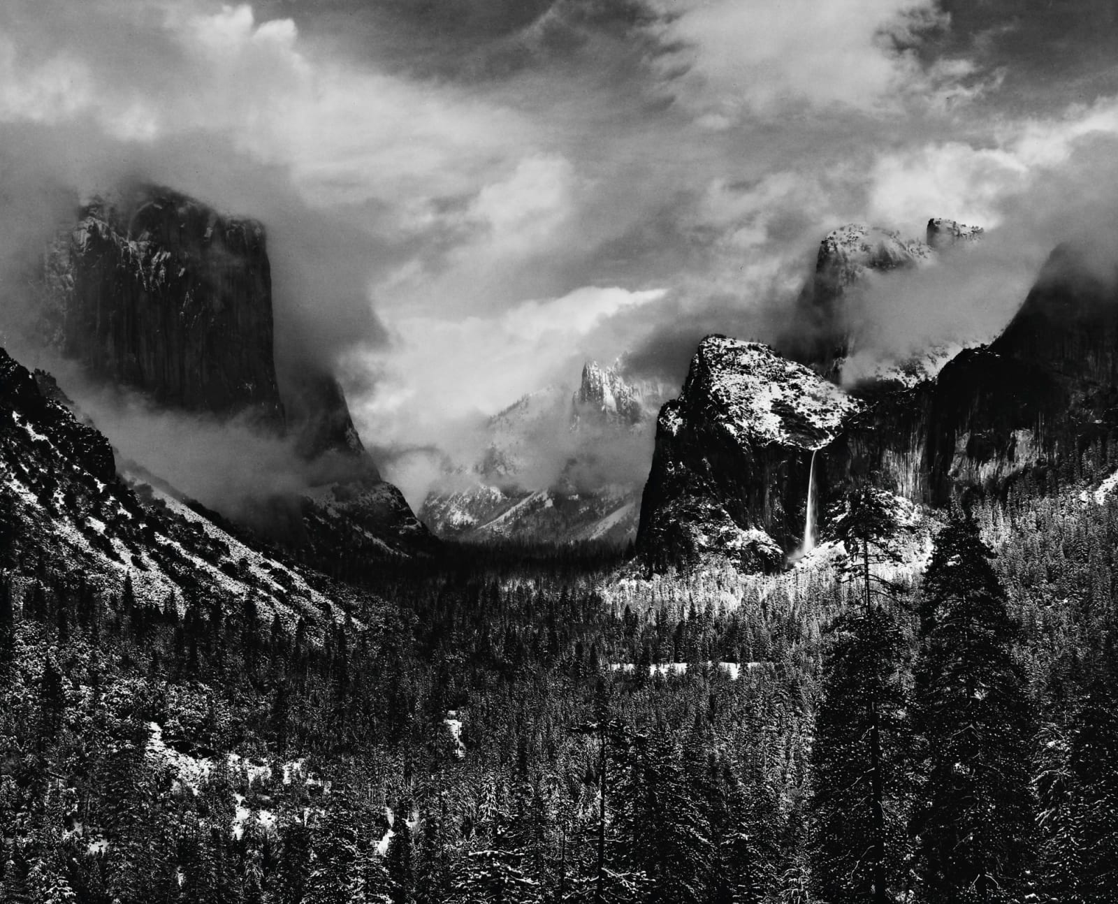 Ansel Adams, Clearing Winter Storm
