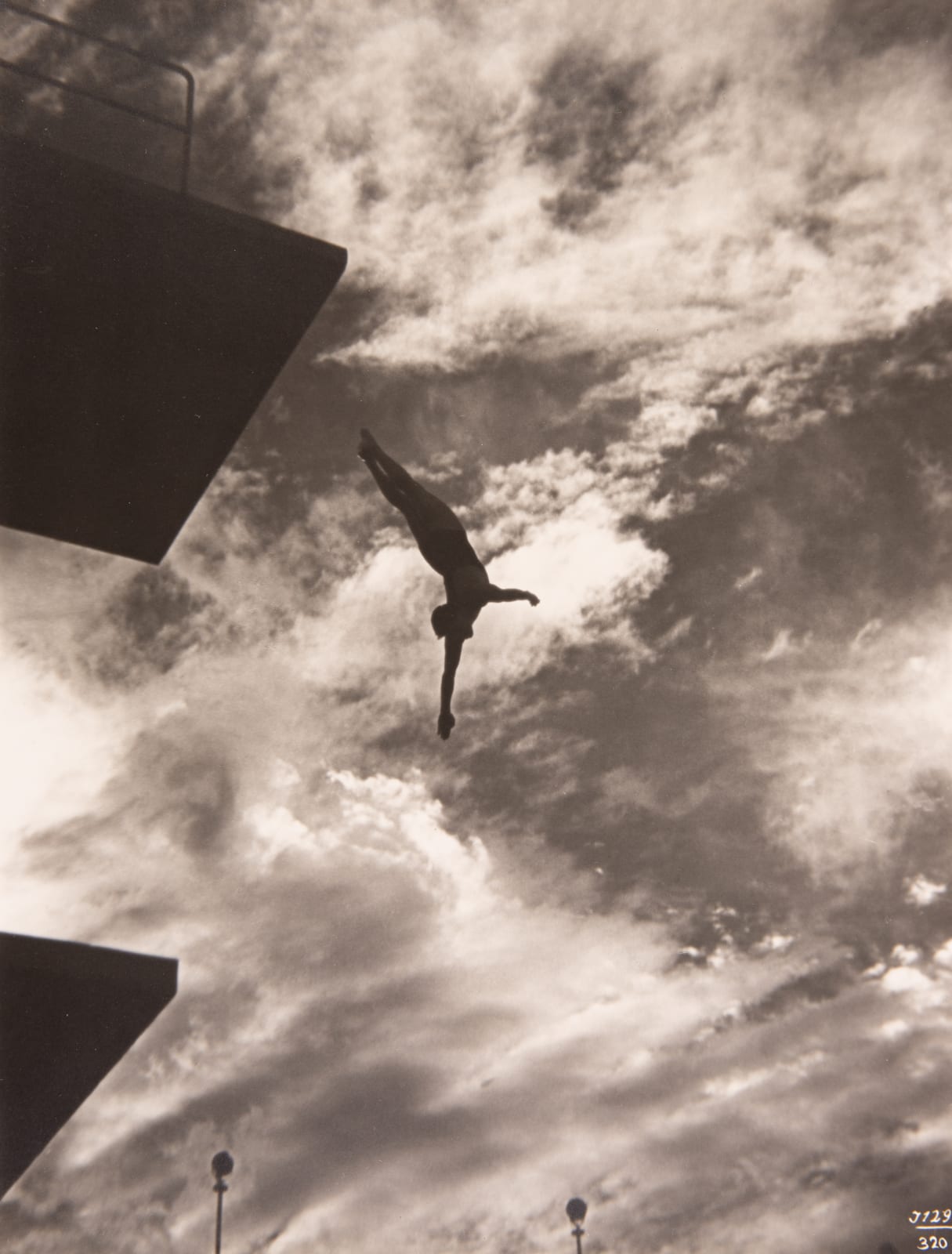 Leni Riefenstahl, The Highboard Diver, Berlin, 1936