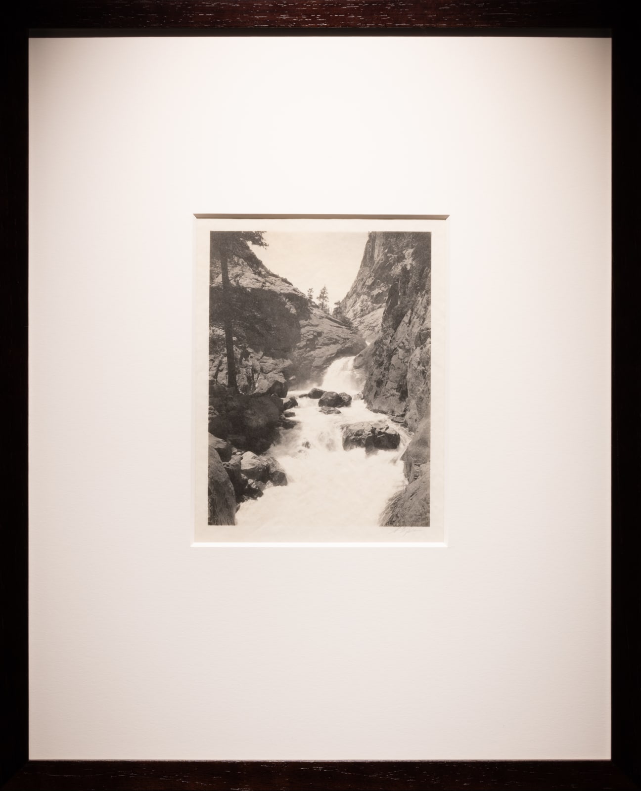 Ansel Adams, Roaring River Falls, Kings' River Canyon, c. 1925