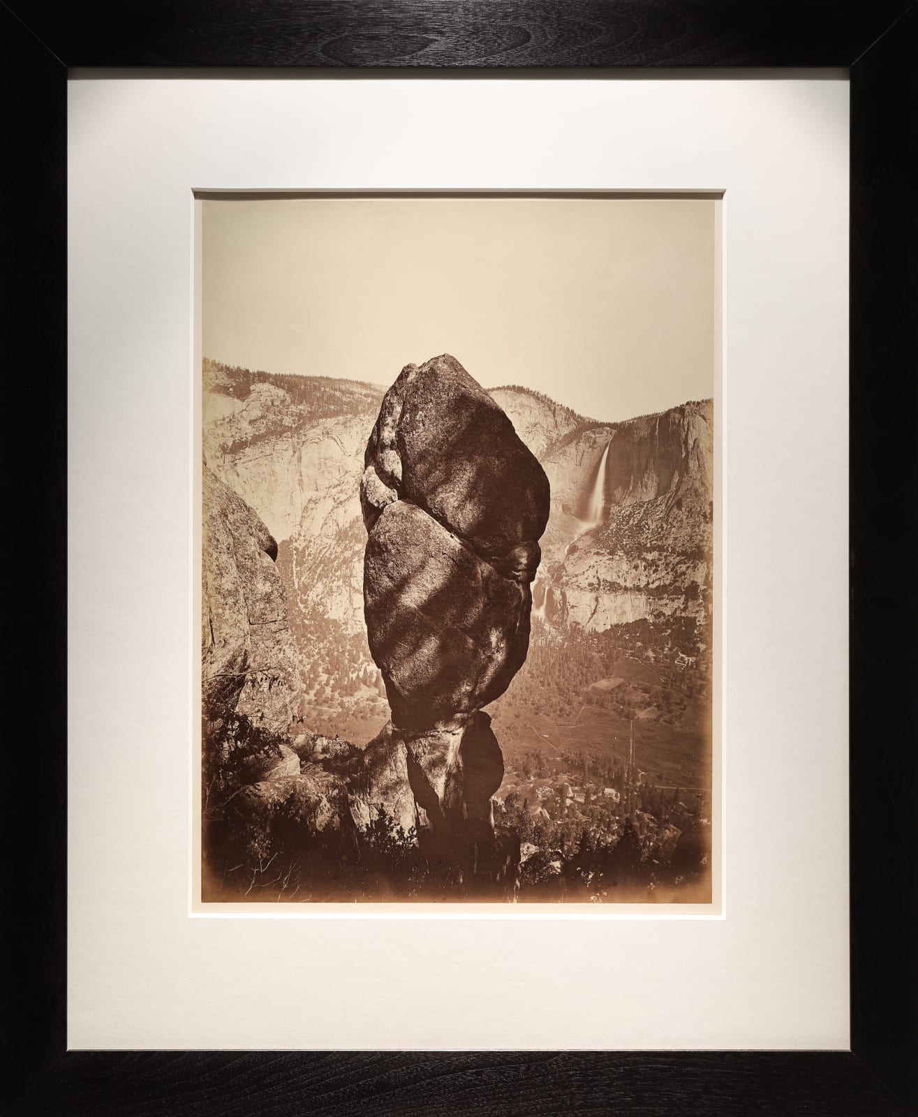 Carleton Watkins, Agassiz Rock from Union Pt, Yosemite, 1878-81