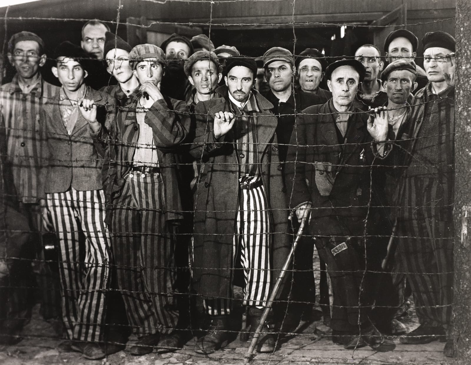 Margaret Bourke-White, Buchenwald Prisoners, 1945