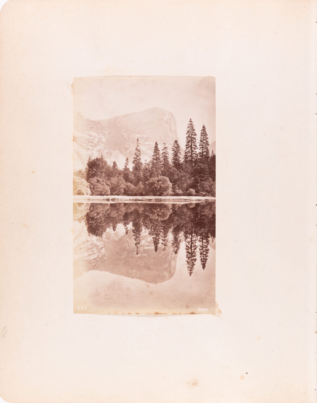 George Fiske, Merced River View from El Capitan Bridge, c. 1880