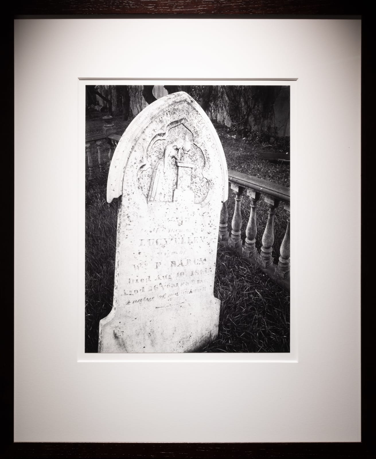 Ansel Adams, White Gravestone, Laurel Hill Cemetery, San Francisco, California, 1933
