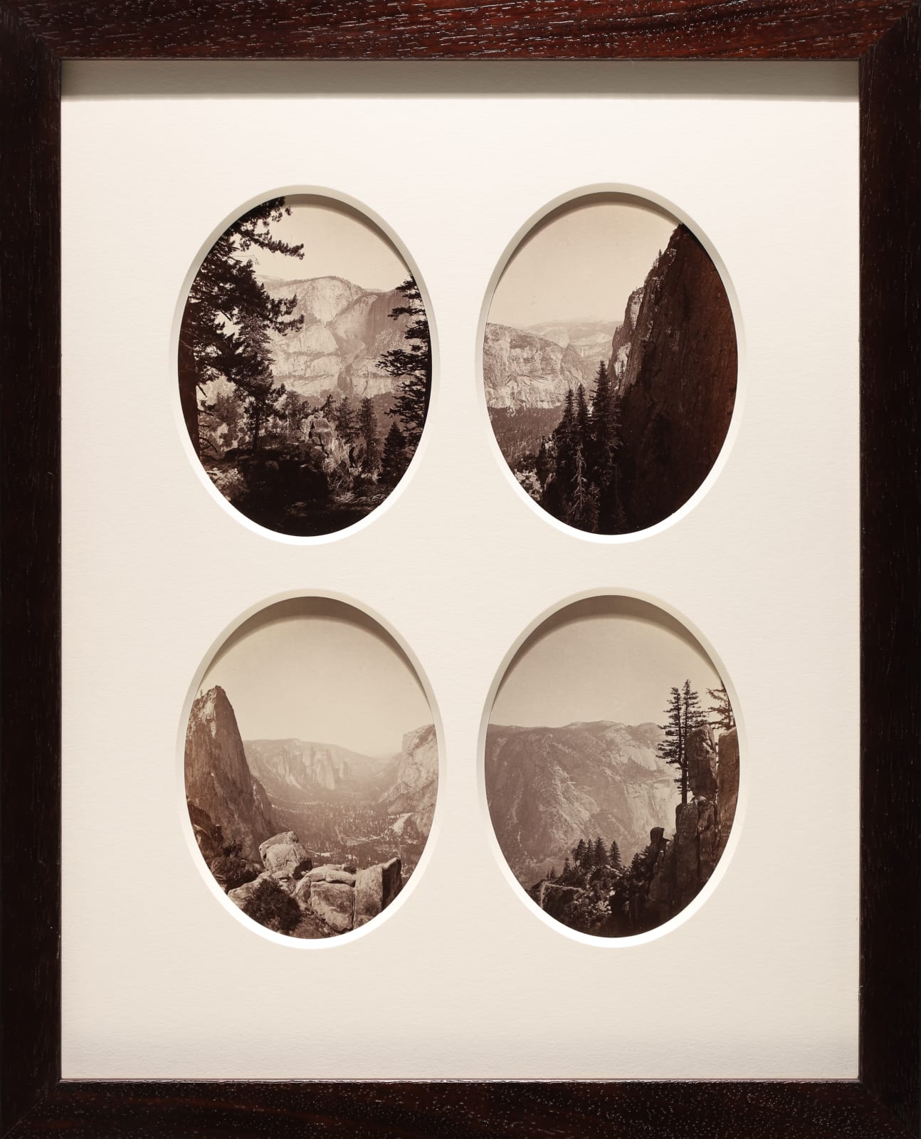 Carleton Watkins, Yosemite Falls from Moran Pt, Yosemite, 1878-81