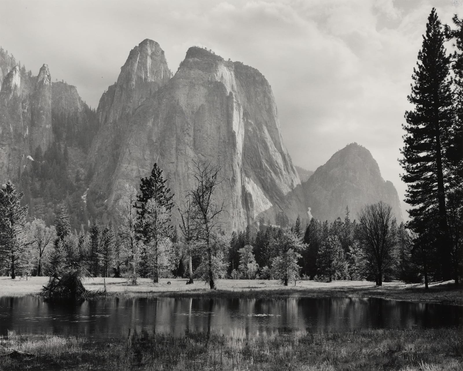 Ansel Adams, Cathedral Spires and Rocks, Late Afternoon, Yosemite, 1948