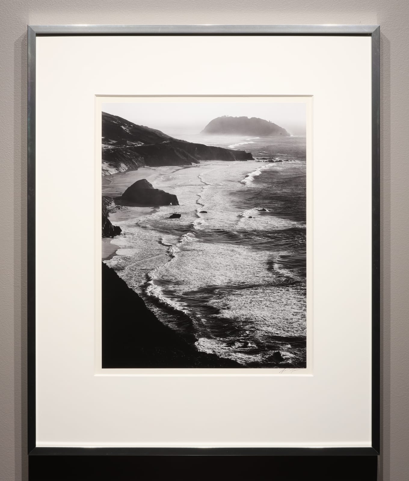 Ansel Adams, Point Sur, Storm, Big Sur, 1942
