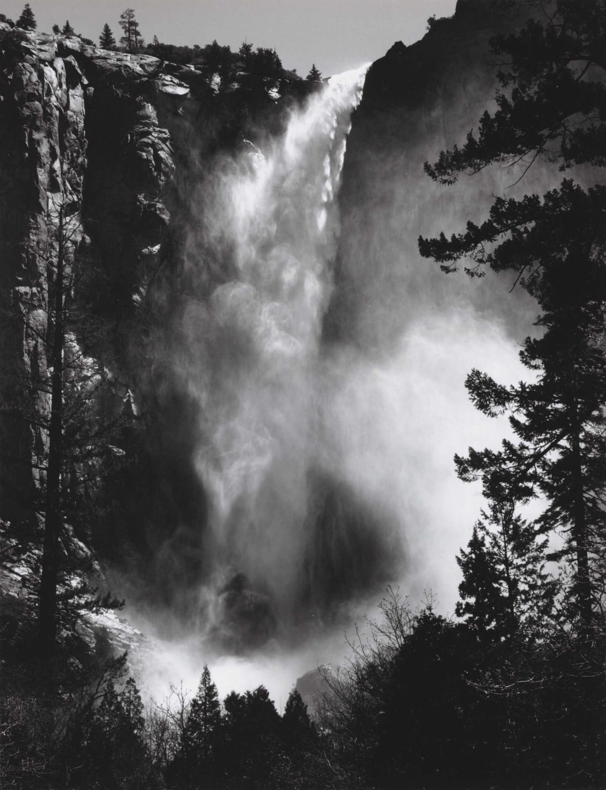 Ansel Adams, Bridalveil Fall, Yosemite, 1927