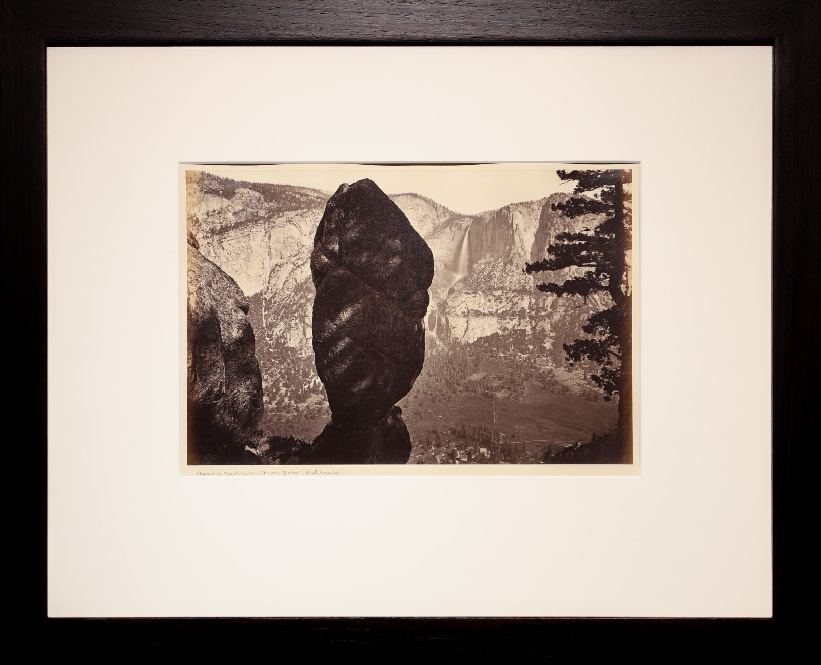 Carleton Watkins, Agassiz Rock from Union Pt, Yosemite, 1878-81