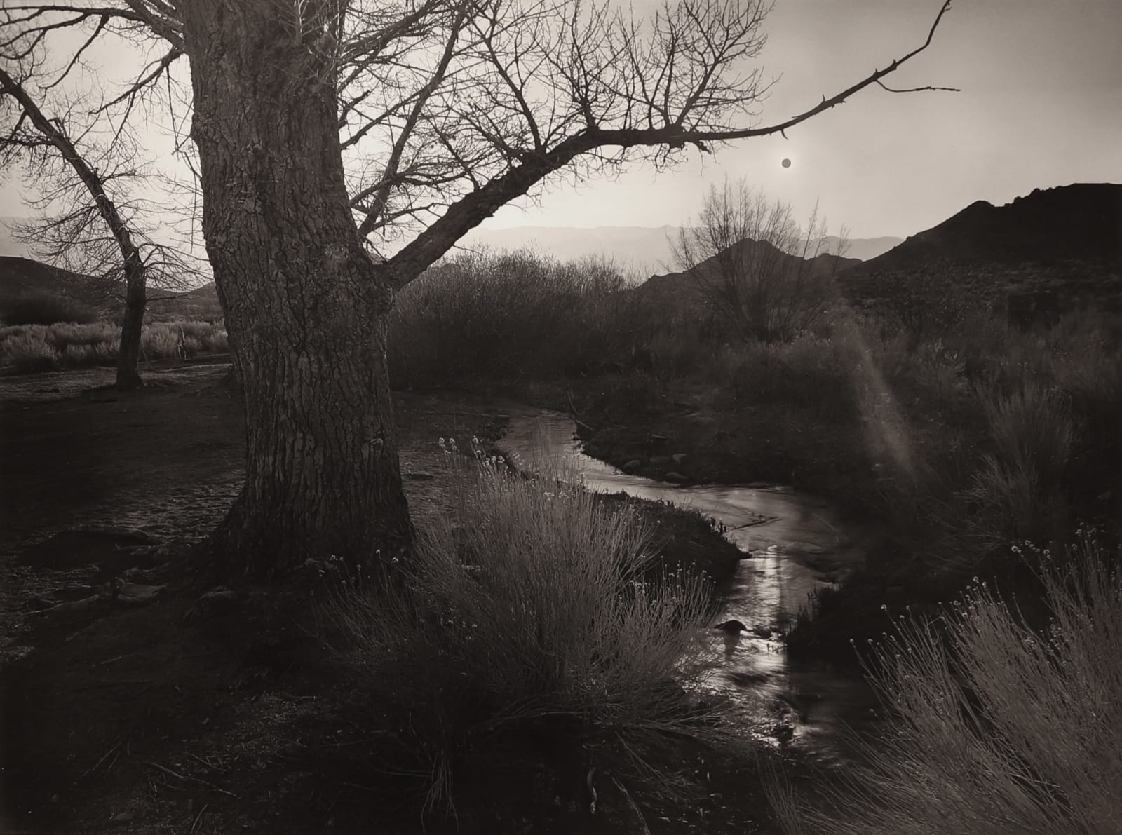 Ansel Adams, The Black Sun, Tungsten Hills, Owens Valley, California, 1939