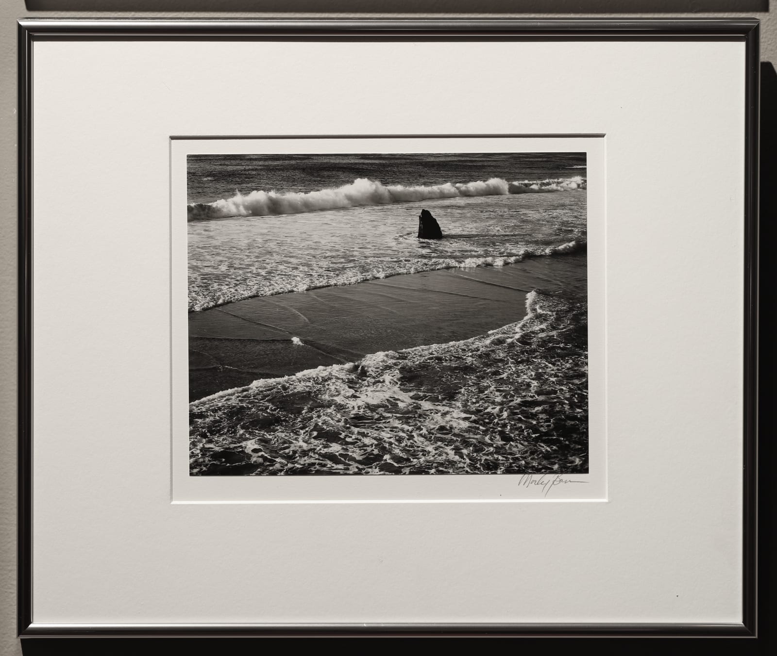 Morley Baer, Double Surf, Garrapata Beach, 1966