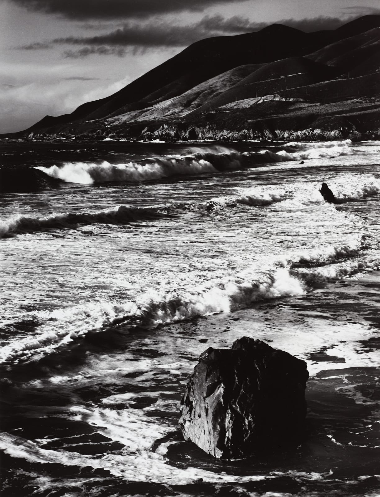 Morley Baer, Winter Surf, 1966