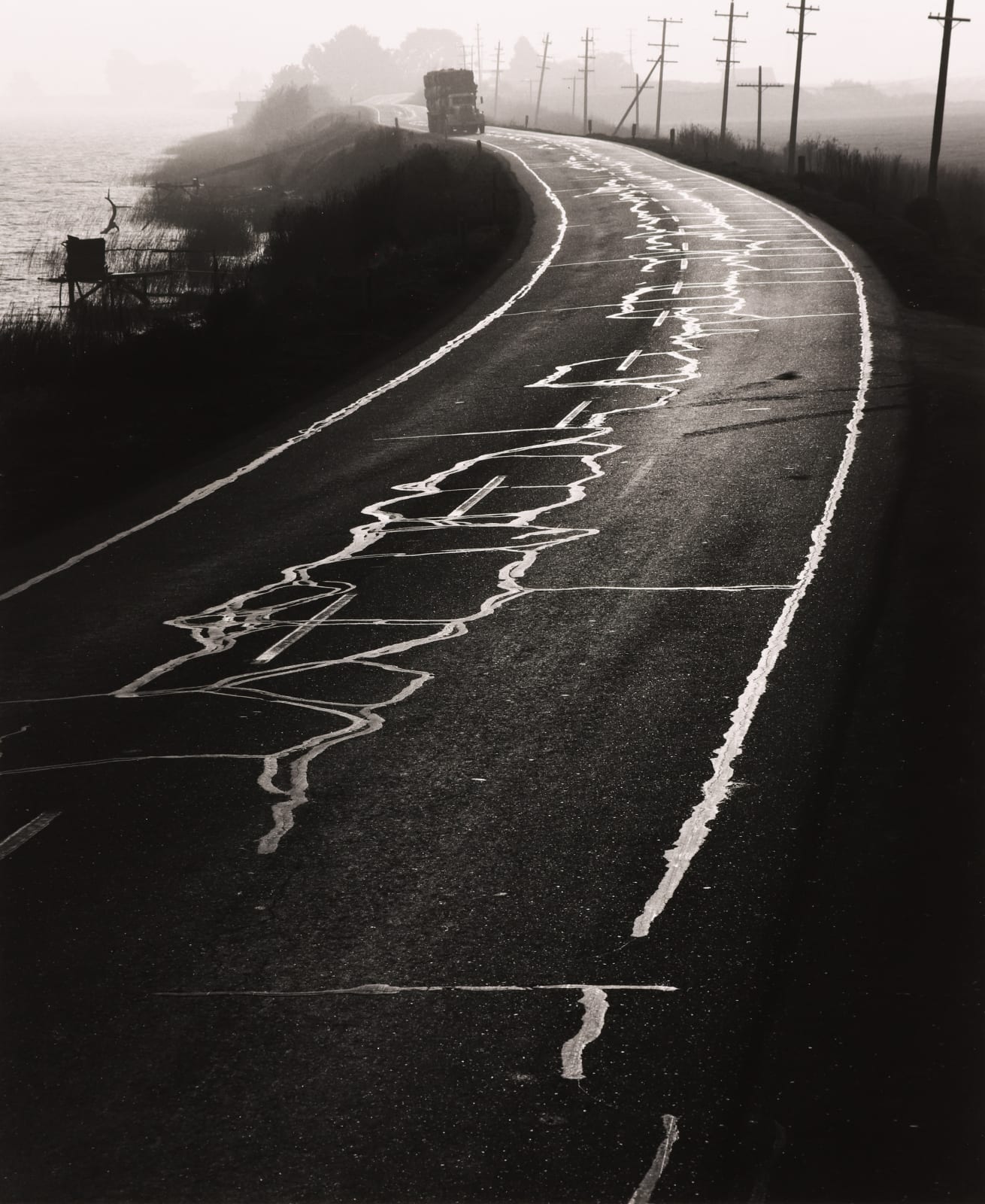 Roger Minick, Truck on Levee, 1968