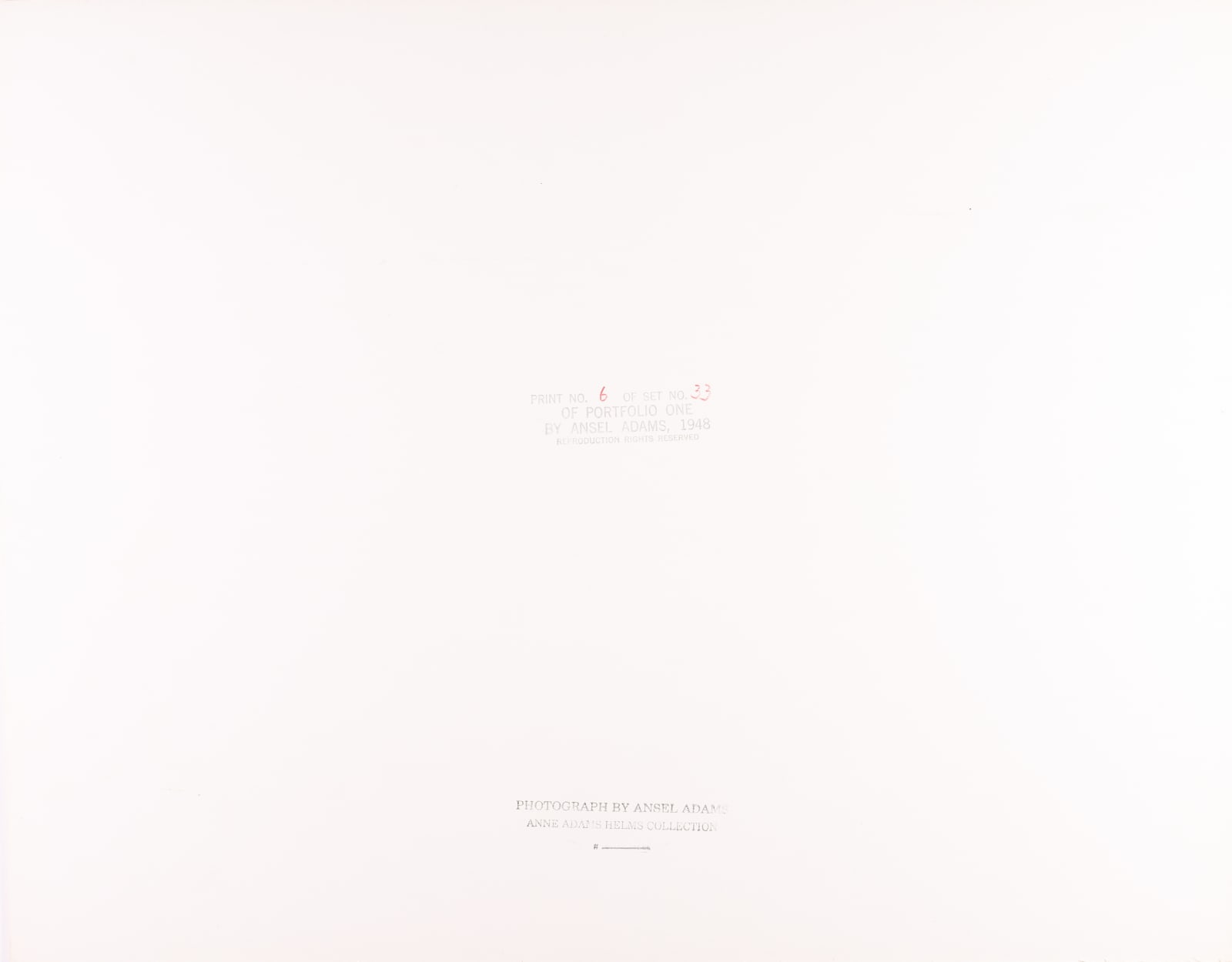 Ansel Adams, Refugio Beach, CA, 1946