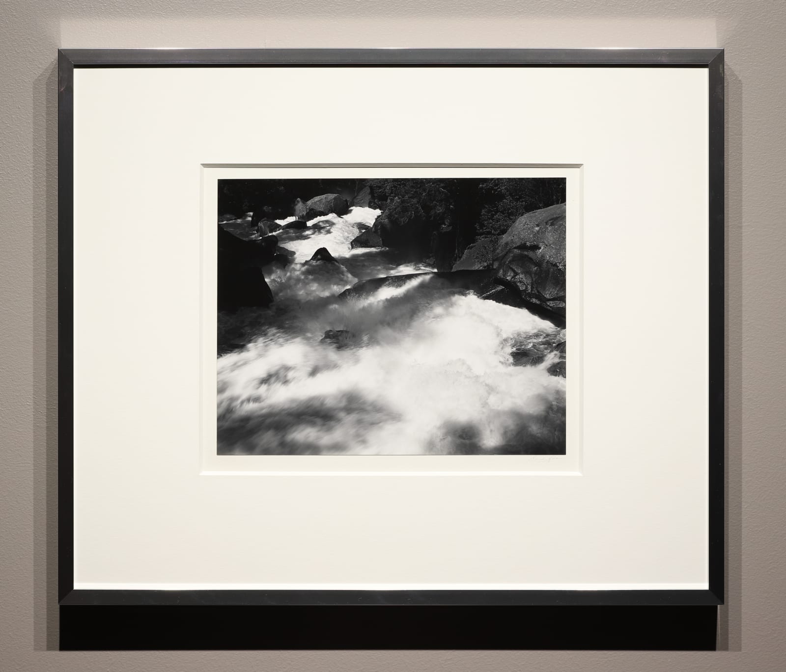 Ansel Adams, Rapids Below Vernal Fall, Yosemite, CA, 1948