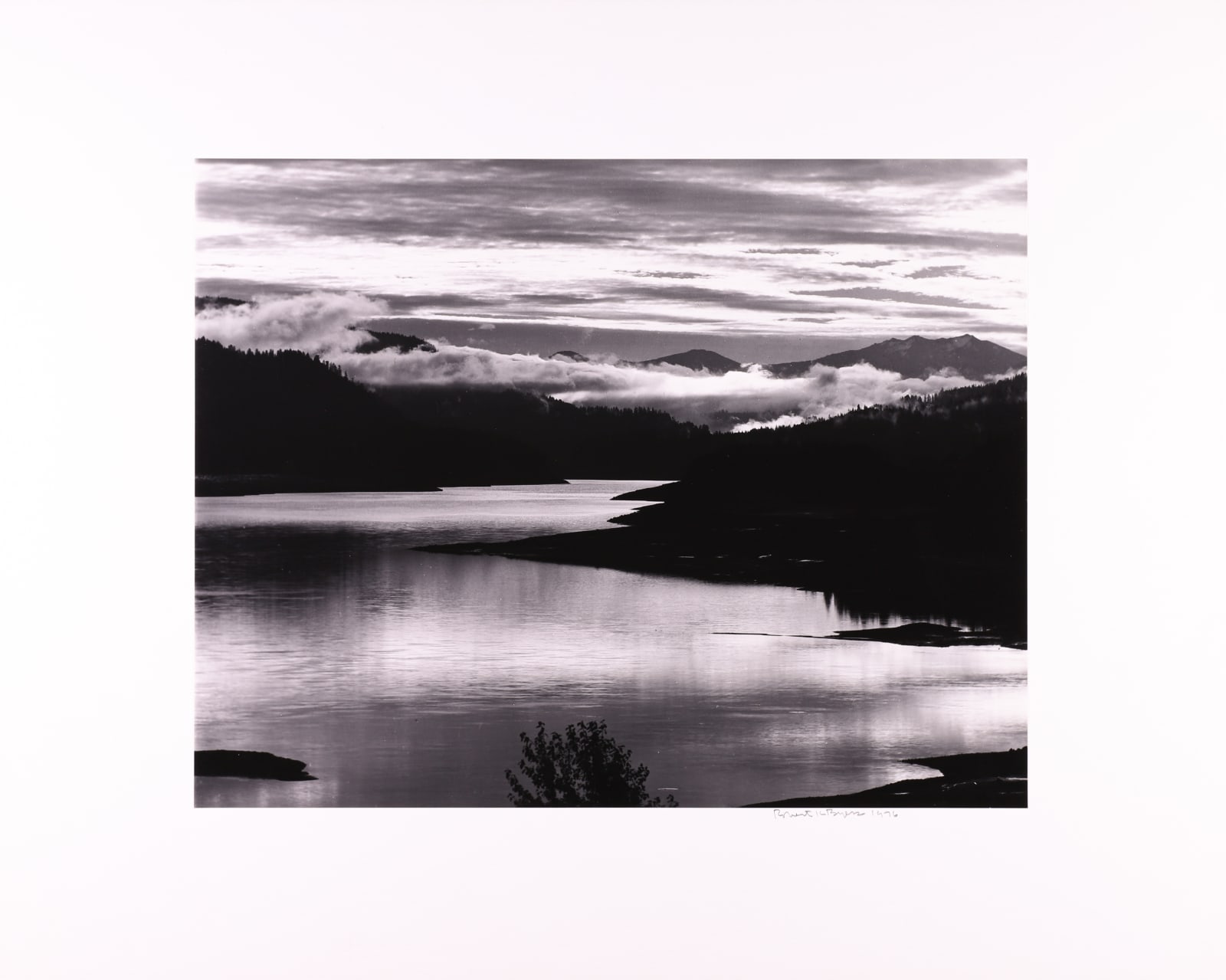 Robert K. Byers, Reservoir Above Eugene, Oregon, 1976