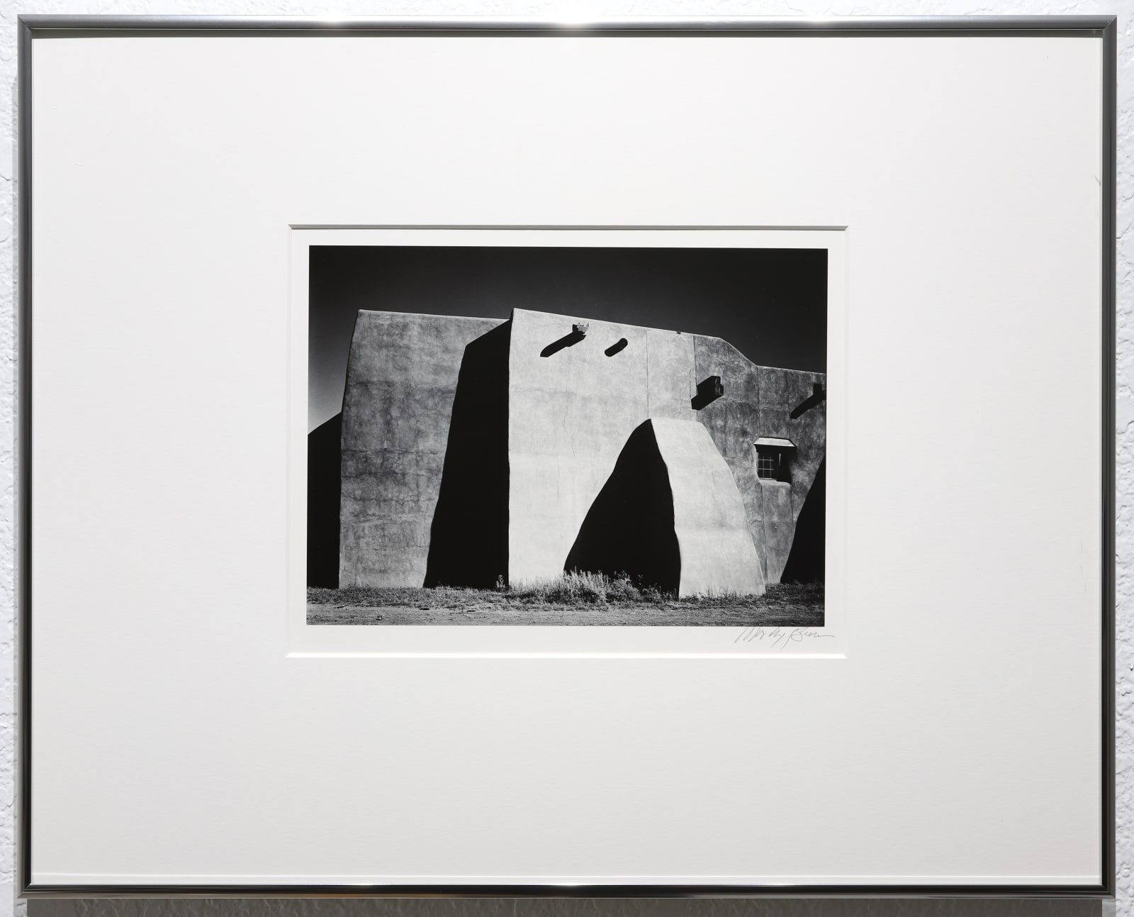 Morley Baer, Mission Wall, San Ildefonso, NM, 1973