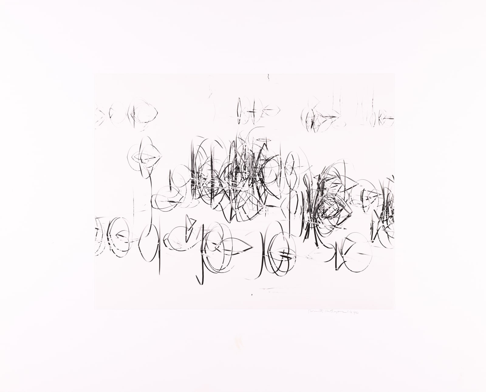 Robert K. Byers, Reeds in Pond Near Yaht, British Columbia, 1990