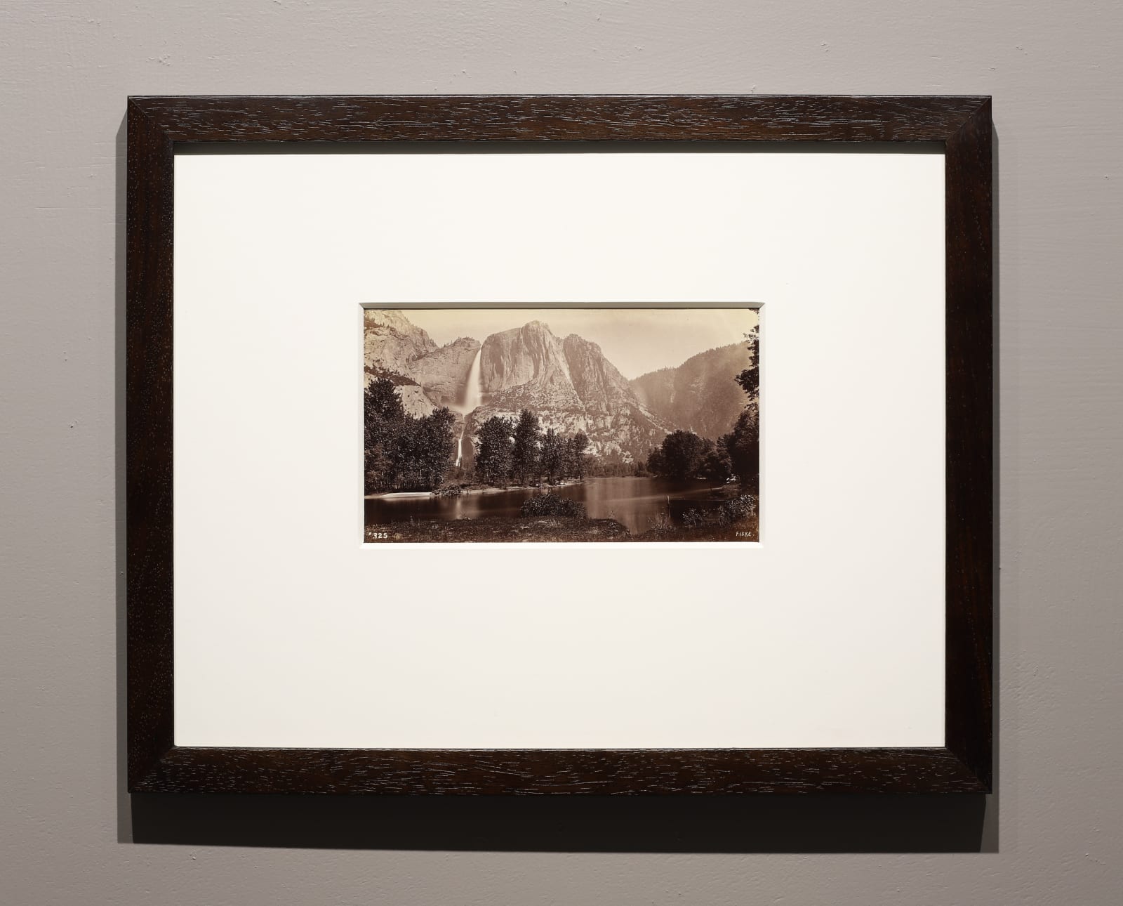 George Fiske, Yosemite Falls from the Merced, c. 1880