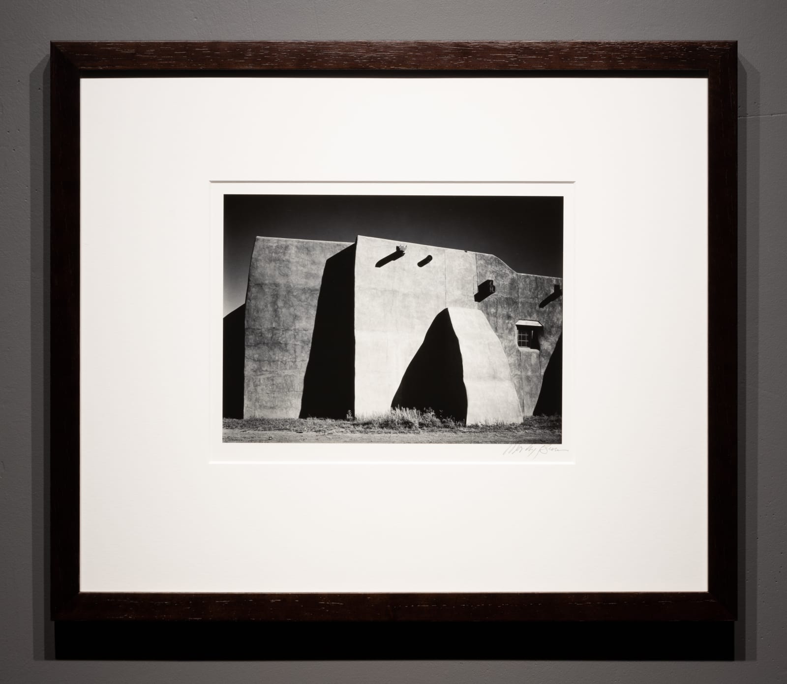 Morley Baer, Mission Wall, San Ildefonso, NM, 1973