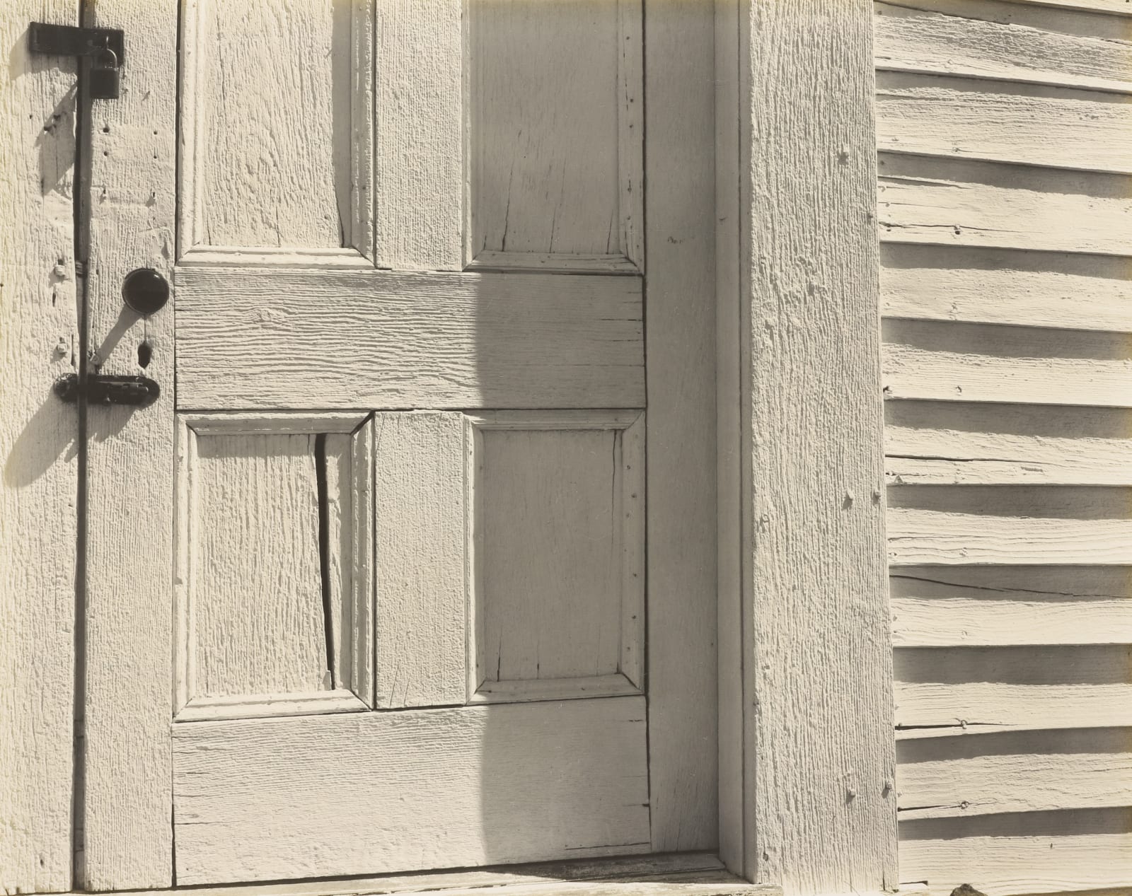 Edward Weston, Church, Motherlode [Church Door, Hornitos], 1940