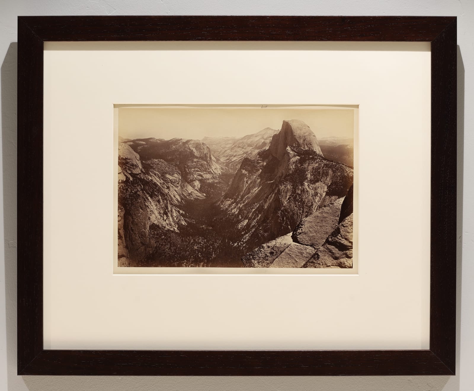 Carleton Watkins, Half Dome from Glacier Point, Yosemite, 1865-66