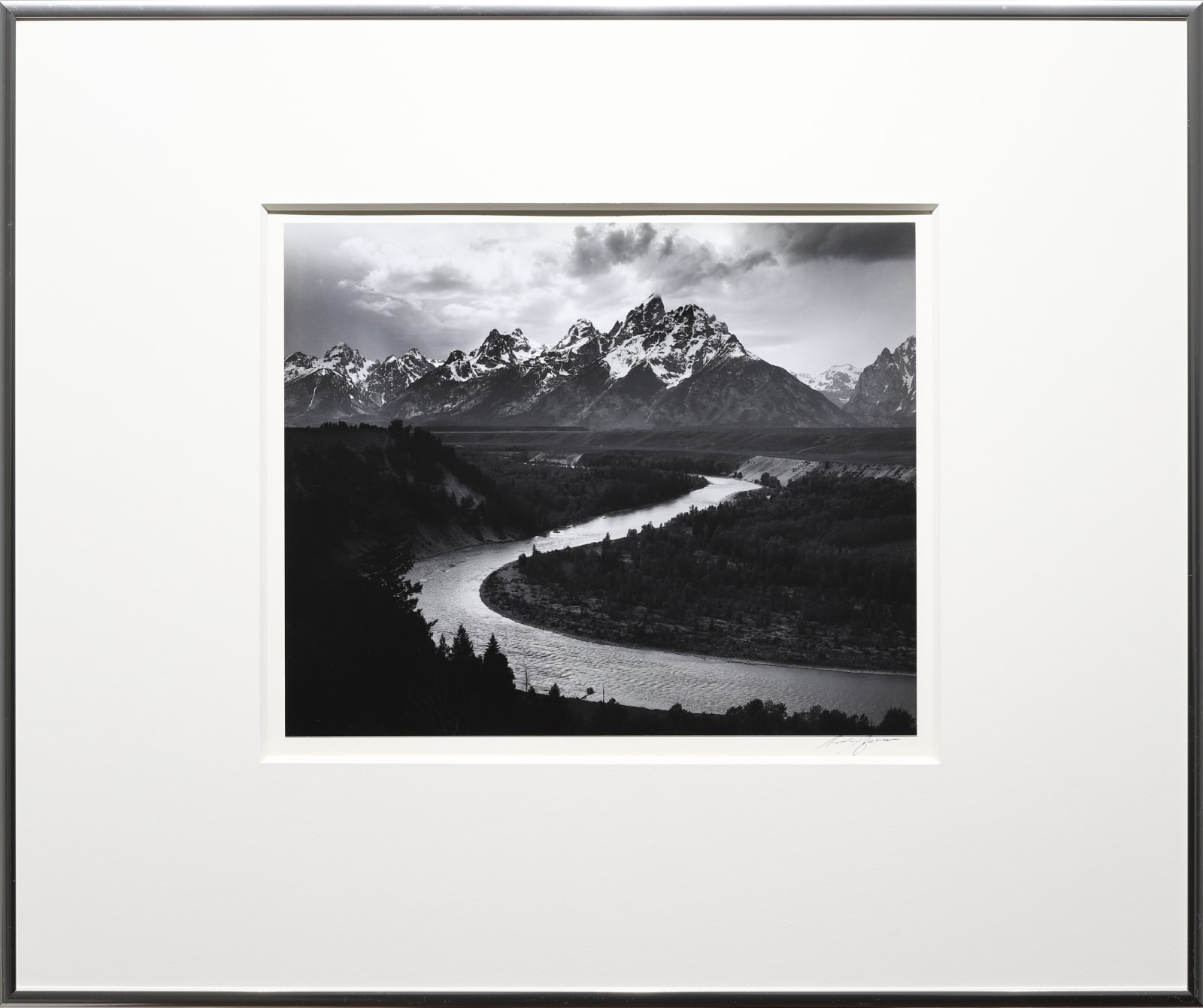 Ansel Adams, The Grand Tetons and Snake River, Grand Teton National Park, 1942