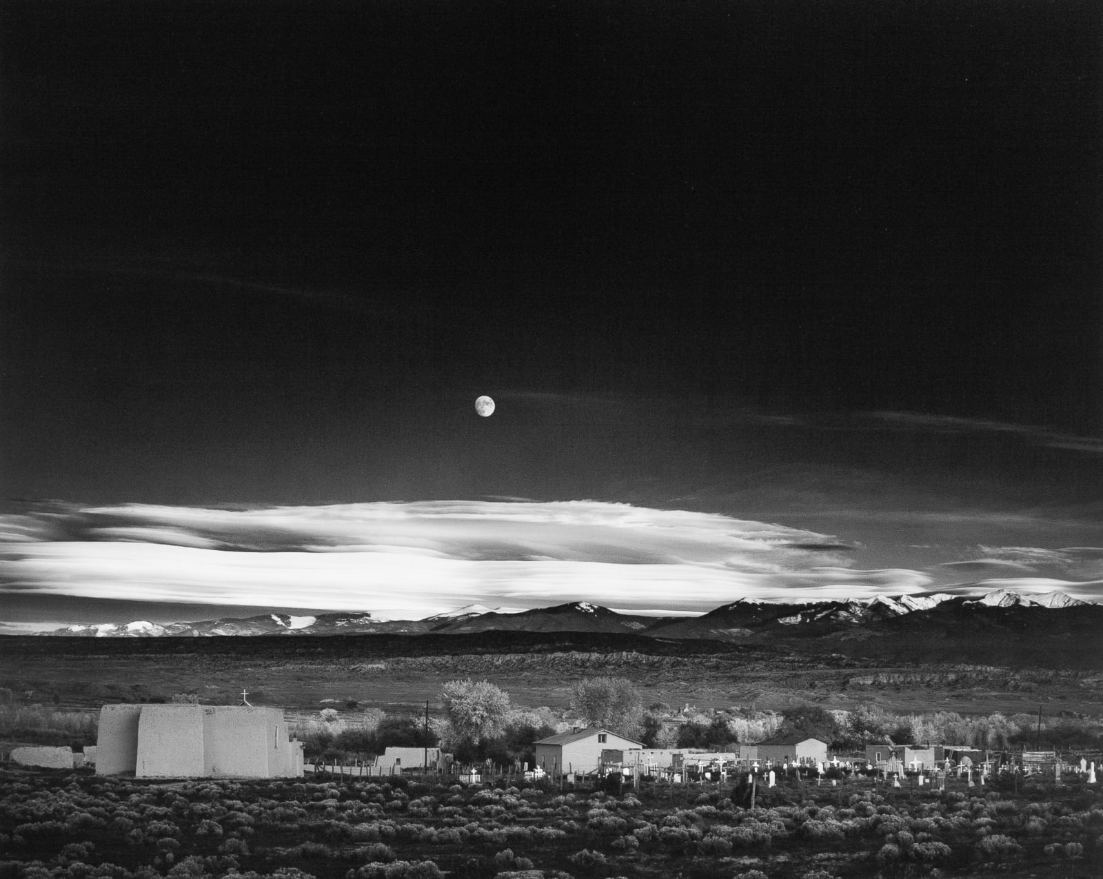 Ansel Adams, Moonrise, Hernandez, NM, 1941