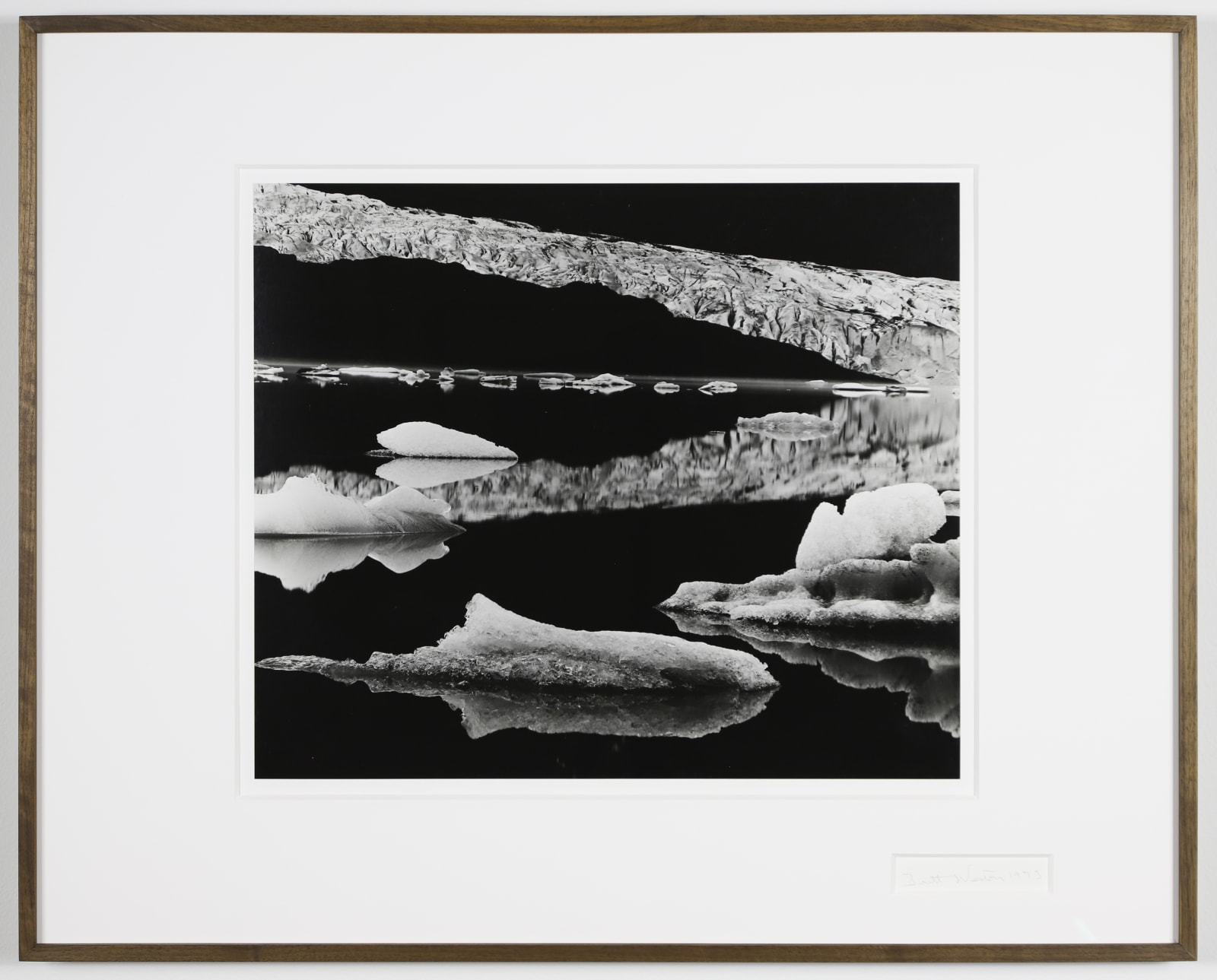 Brett Weston, Mendenhall Glacier, 1973