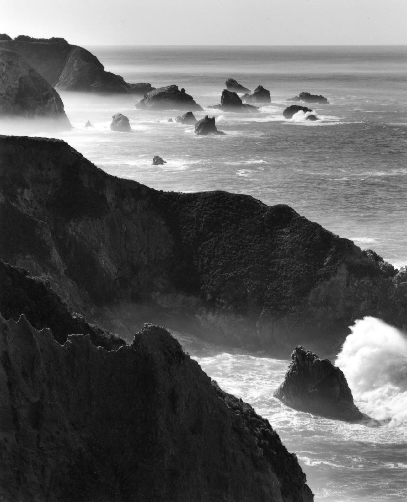 Bob Kolbrener, Rock Covers Paper #6, Big Sur, CA, 1997