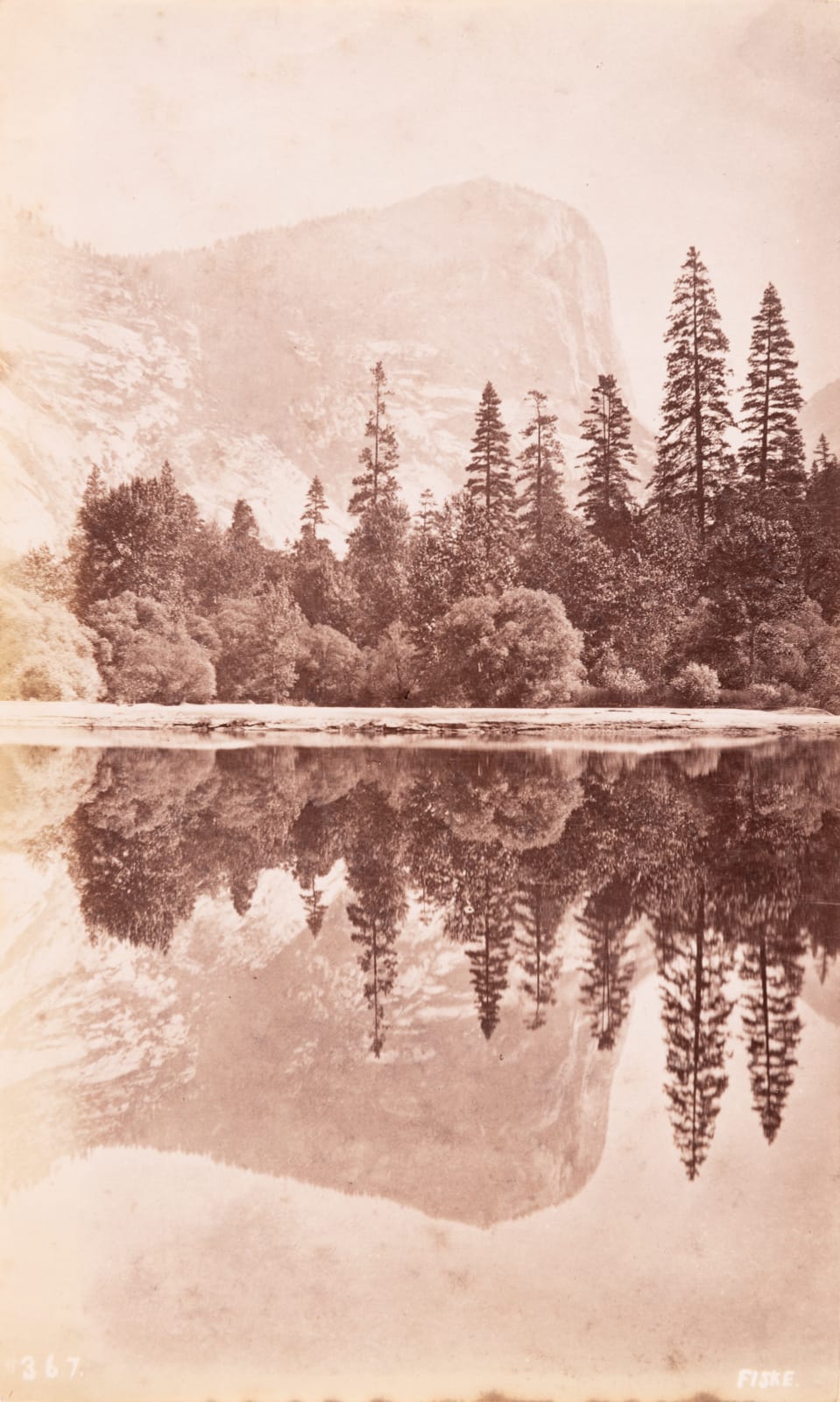 George Fiske, Merced River View from El Capitan Bridge, c. 1880