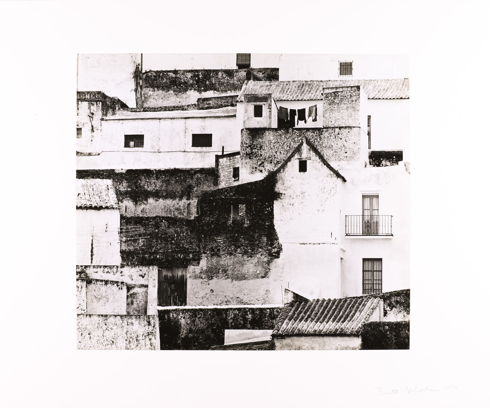 Brett Weston, Spanish Village, 1971