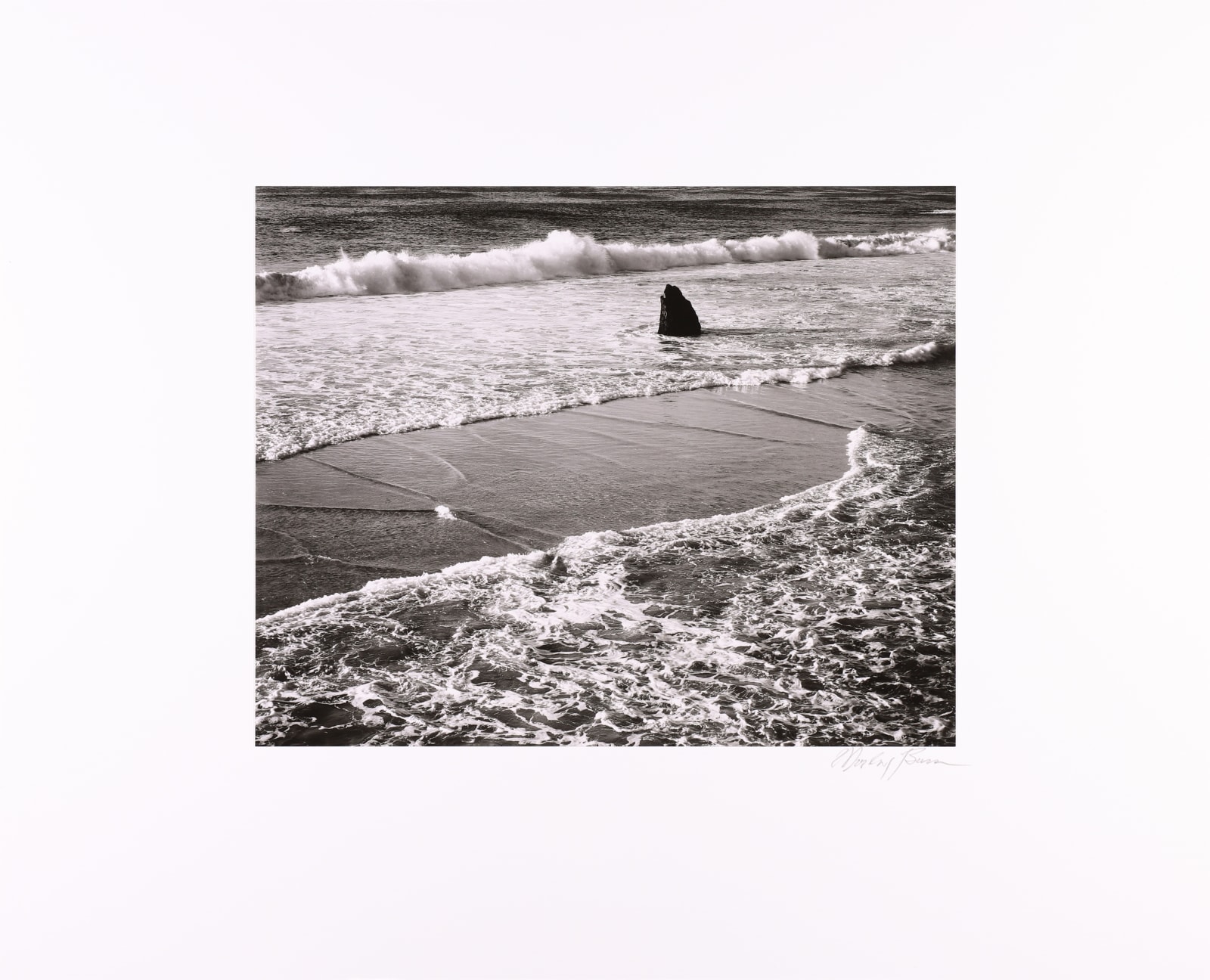 Morley Baer, Double Surf, Garrapata, 1966