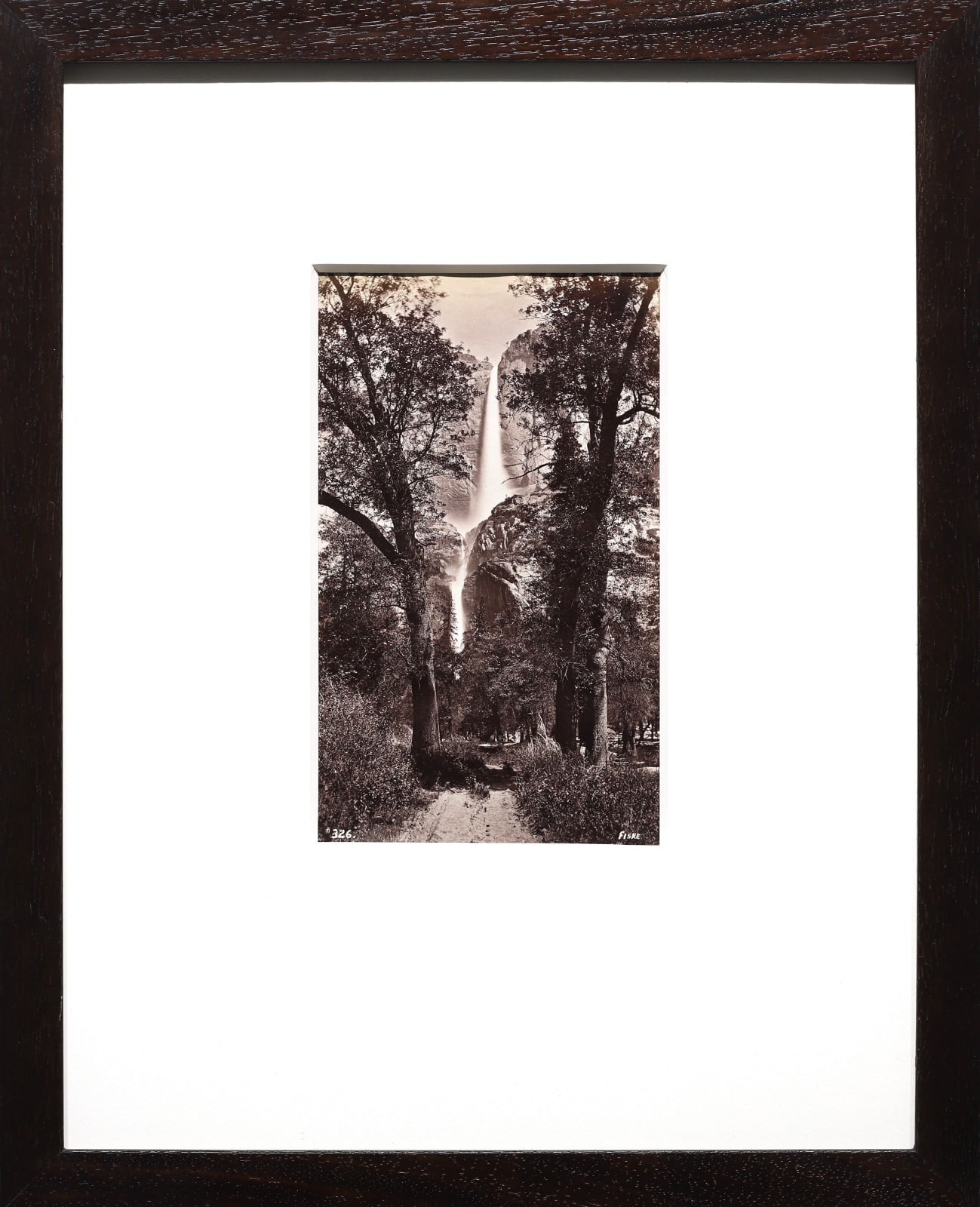 George Fiske, Yosemite Falls from the Road, c. 1880