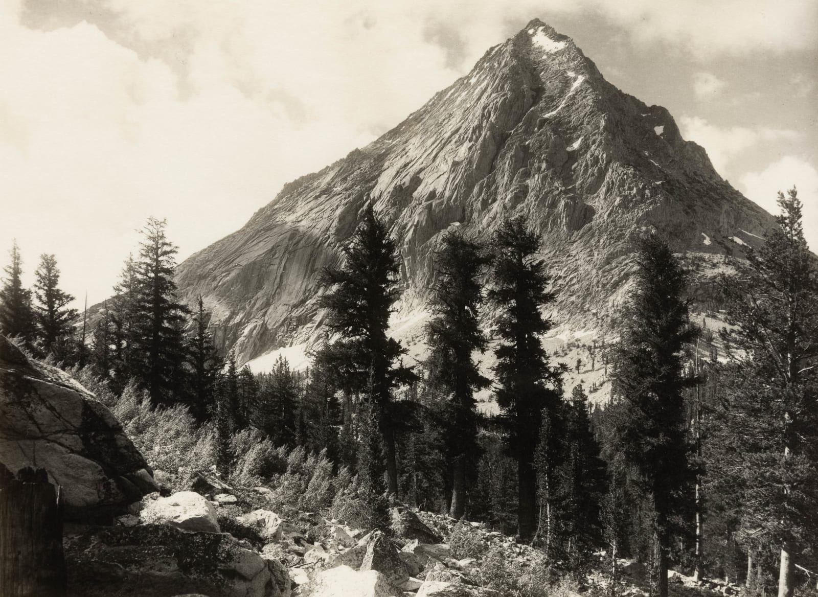 Ansel Adams, East Vidette, Southern Sierra, c. 1925
