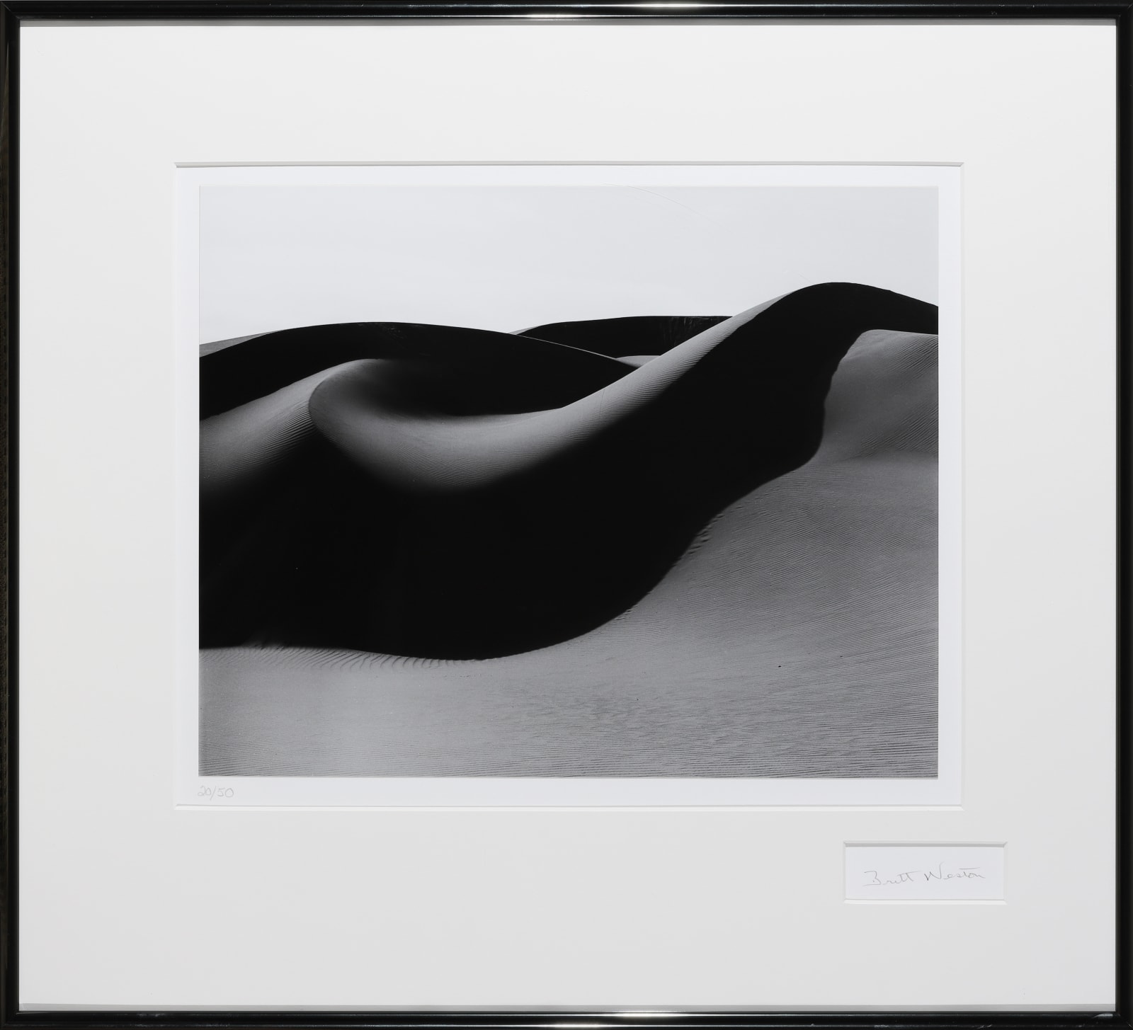 Brett Weston, Dune, Oceano, 1984