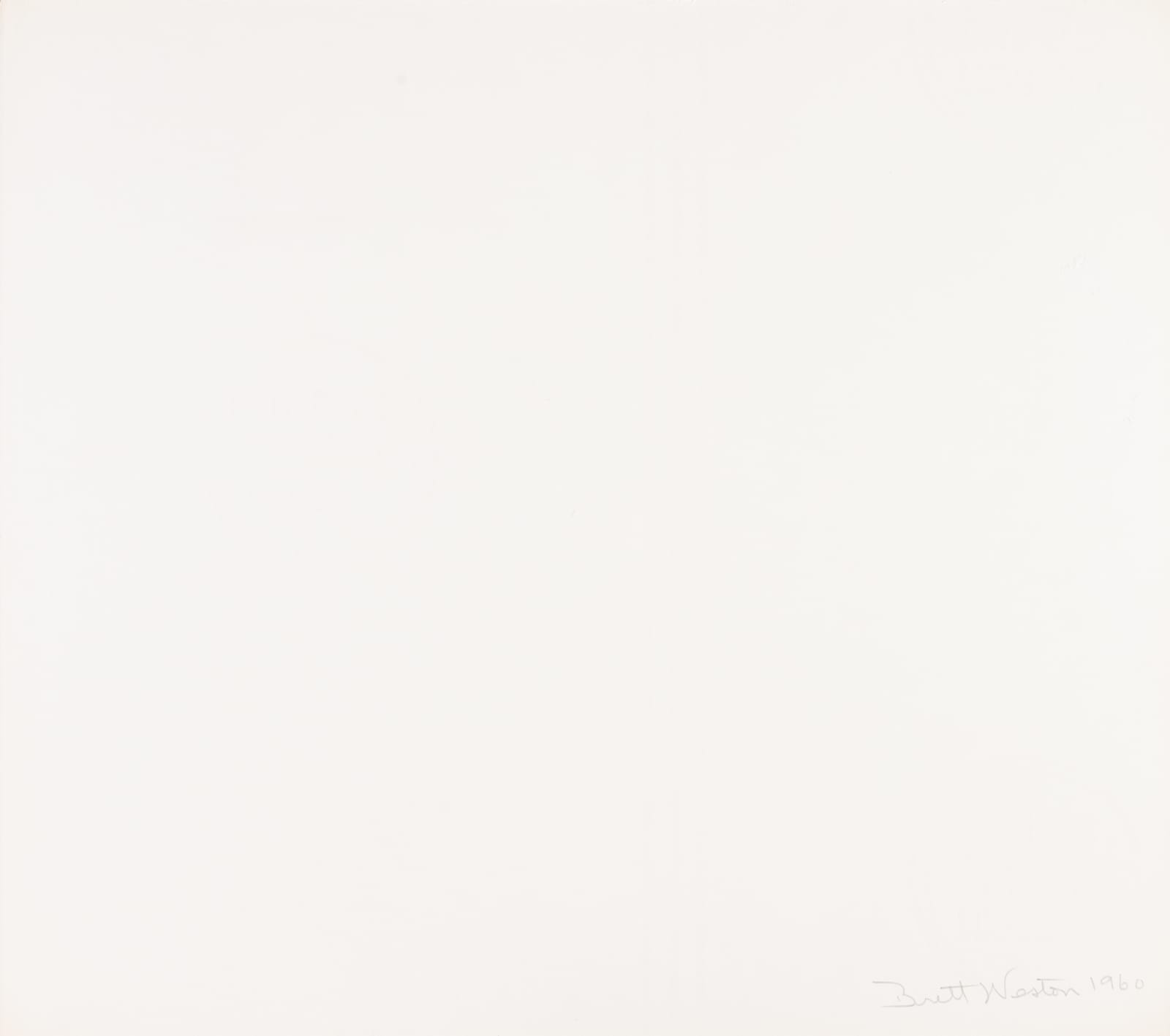 Brett Weston, Lake and Rocks, 1960